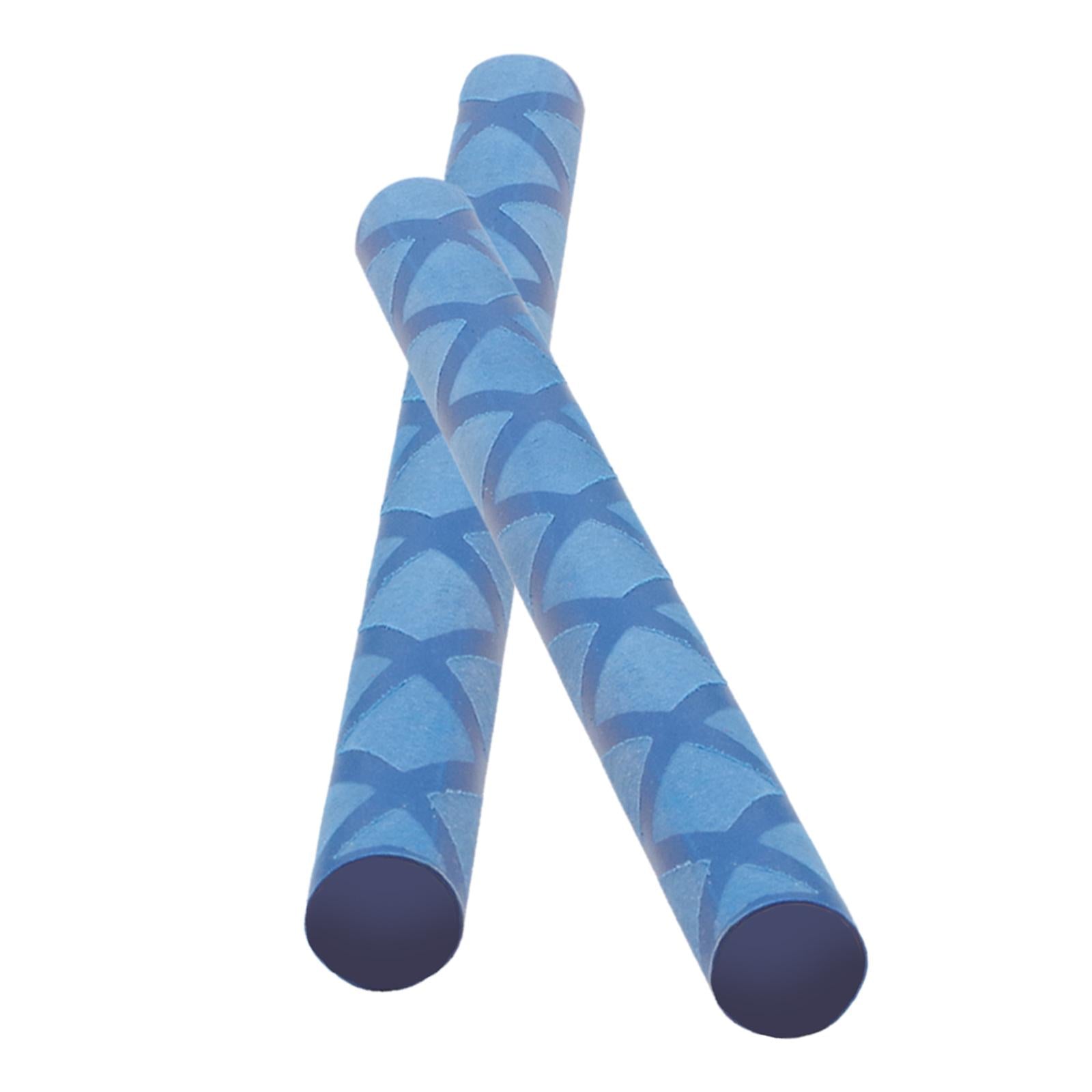 2 Pieces Drumstick Grips Non Slip Drumstick Wrap for Beginners Children Kids Blue