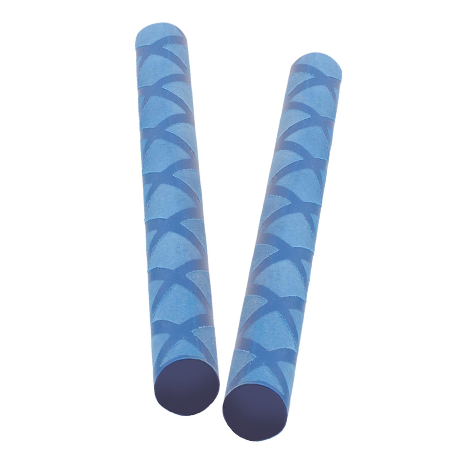 2 Pieces Drumstick Grips Non Slip Drumstick Wrap for Beginners Children Kids Blue