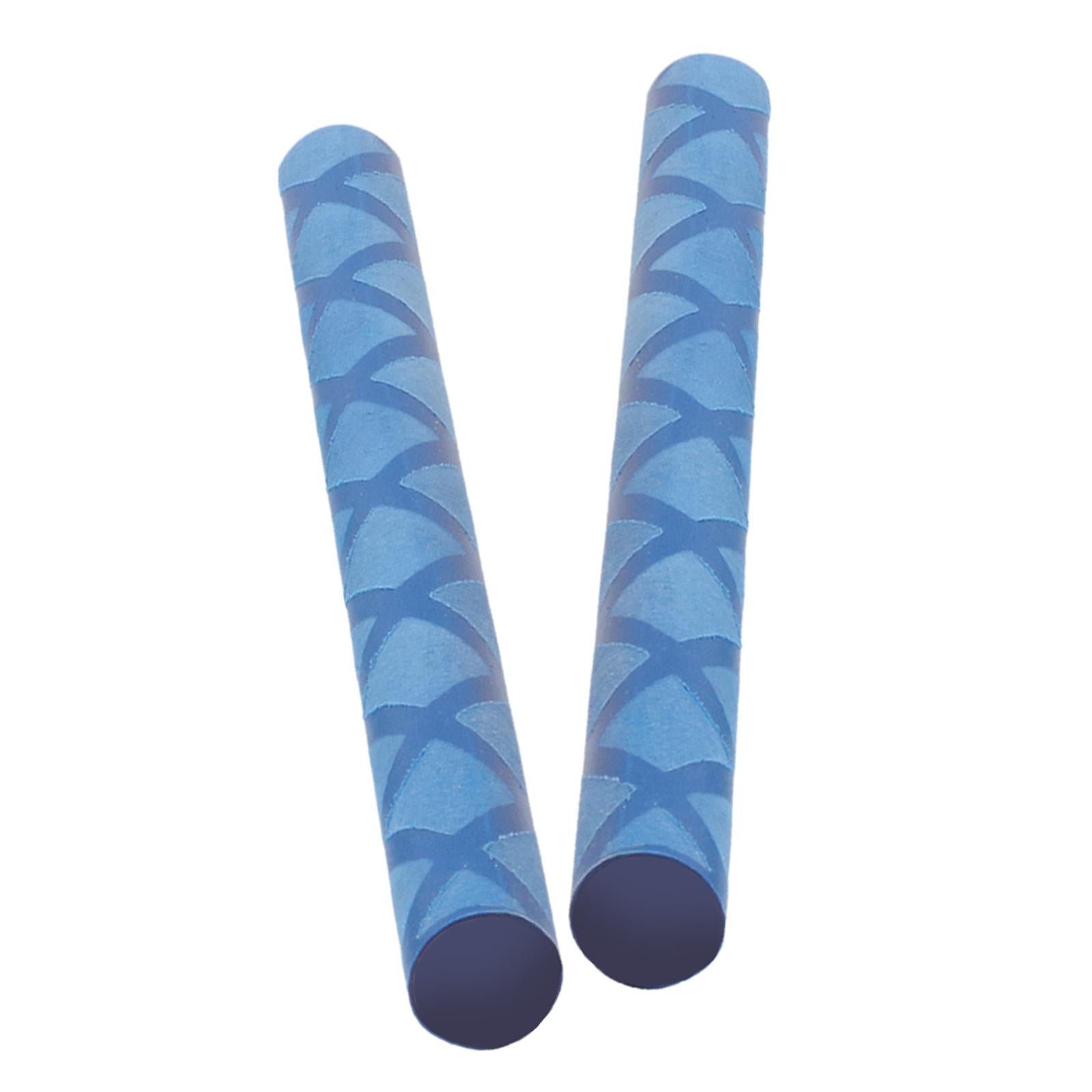 2 Pieces Drumstick Grips Non Slip Drumstick Wrap for Beginners Children Kids Blue