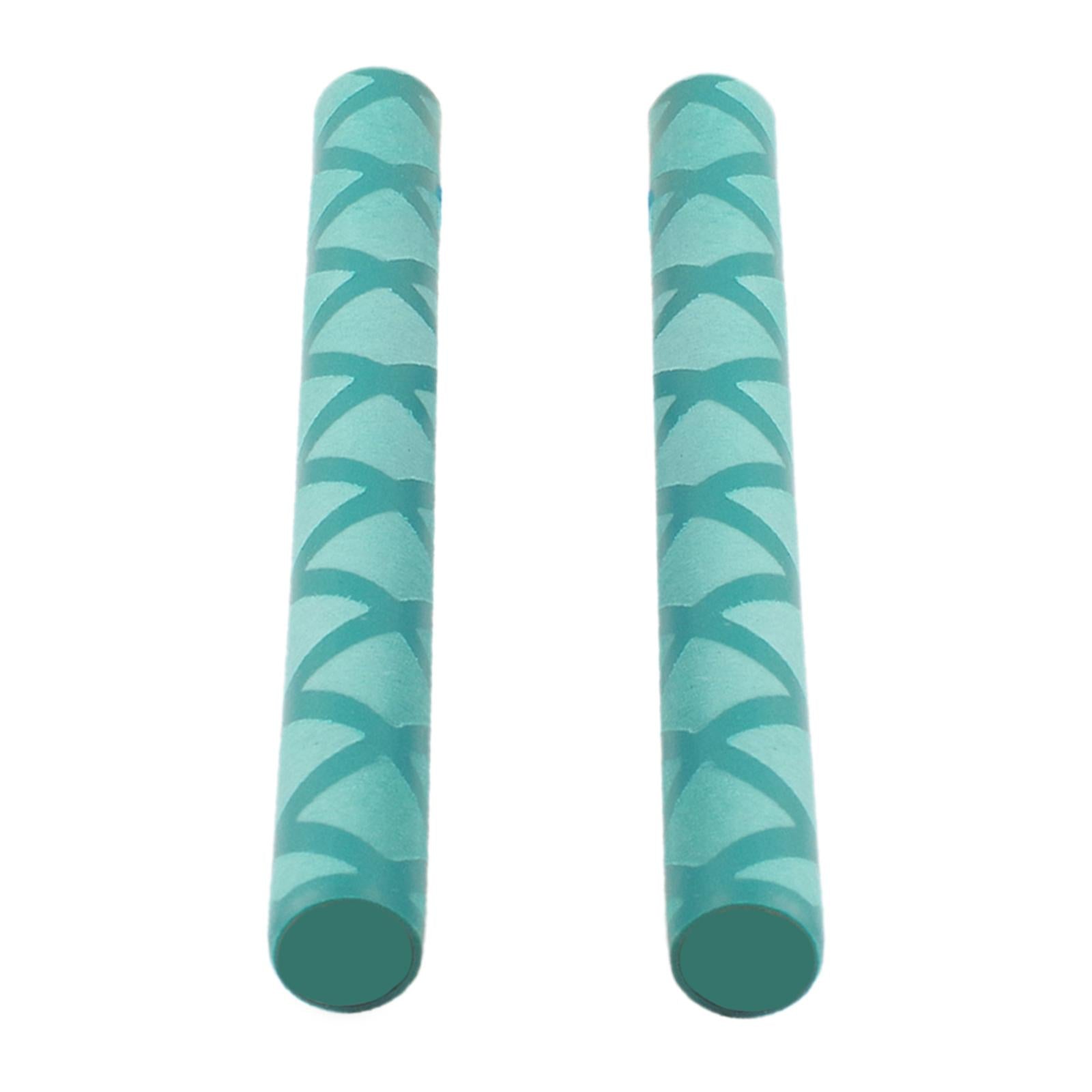 2 Pieces Drumstick Grips Non Slip Drumstick Wrap for Beginners Children Kids Green