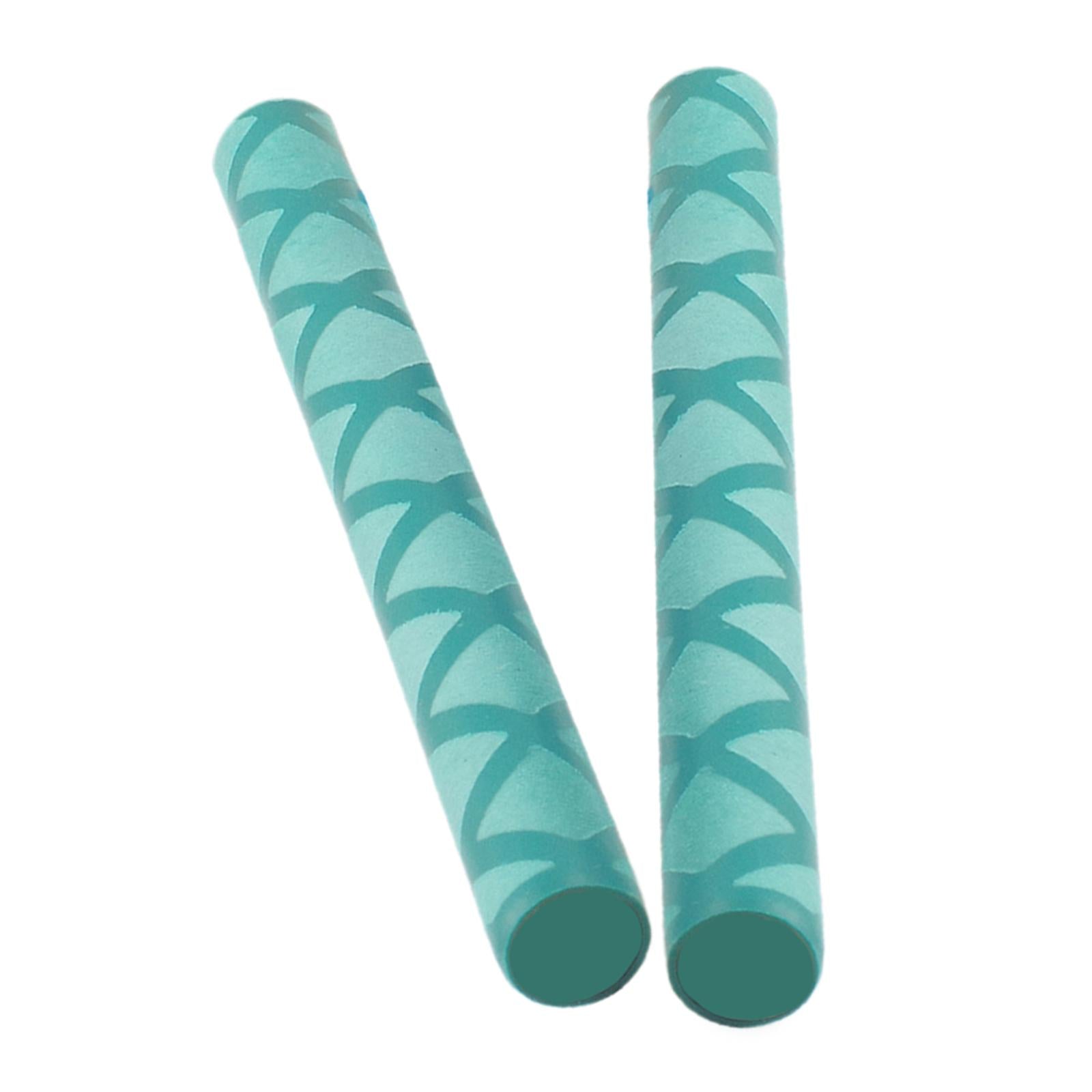 2 Pieces Drumstick Grips Non Slip Drumstick Wrap for Beginners Children Kids Green