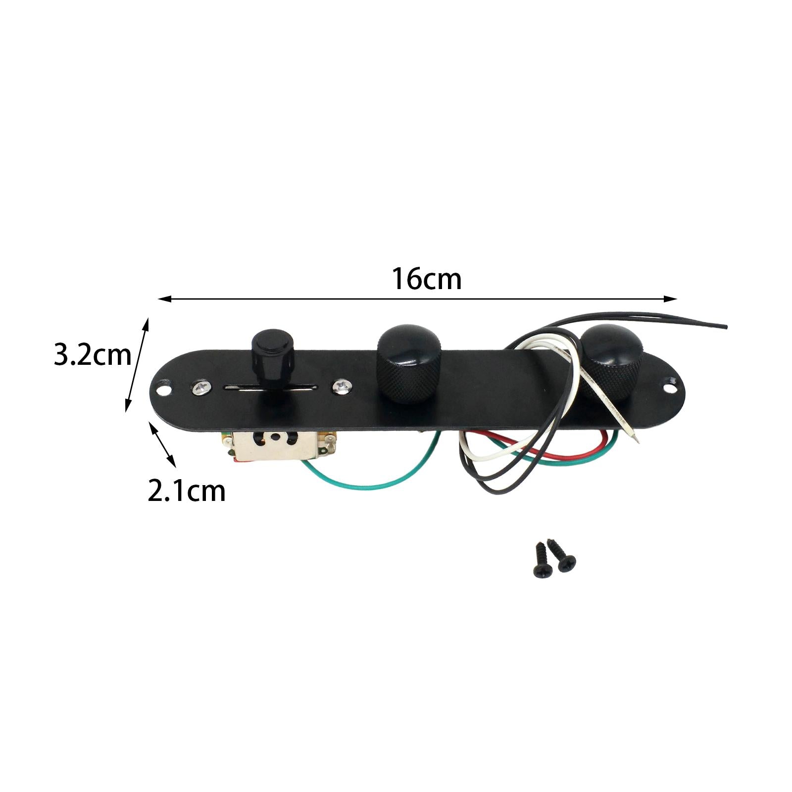 Prewired Loaded Control Plate 3 Way Wired Loaded Prewired Control Plate Accs Black