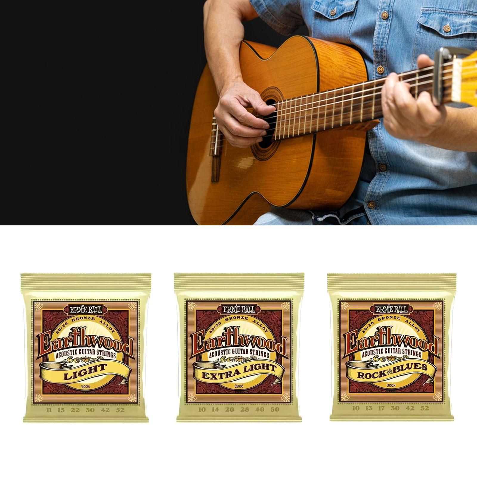 Acoustic Guitar Strings Durable Guitar Strings for Beginners Electric Guitar 2004