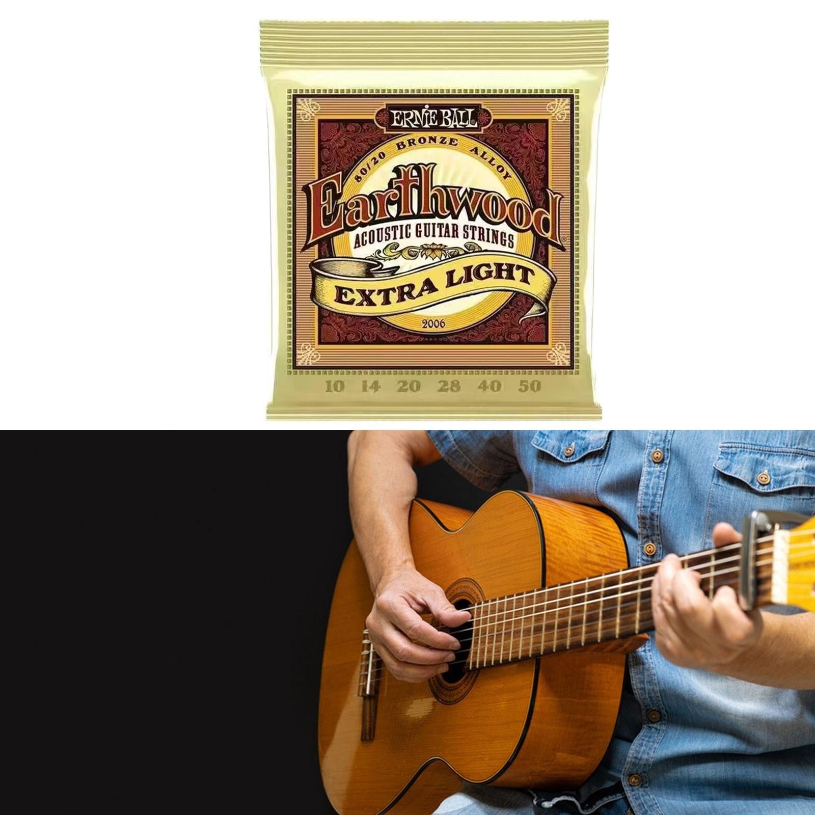 Acoustic Guitar Strings Durable Guitar Strings for Beginners Electric Guitar 2006