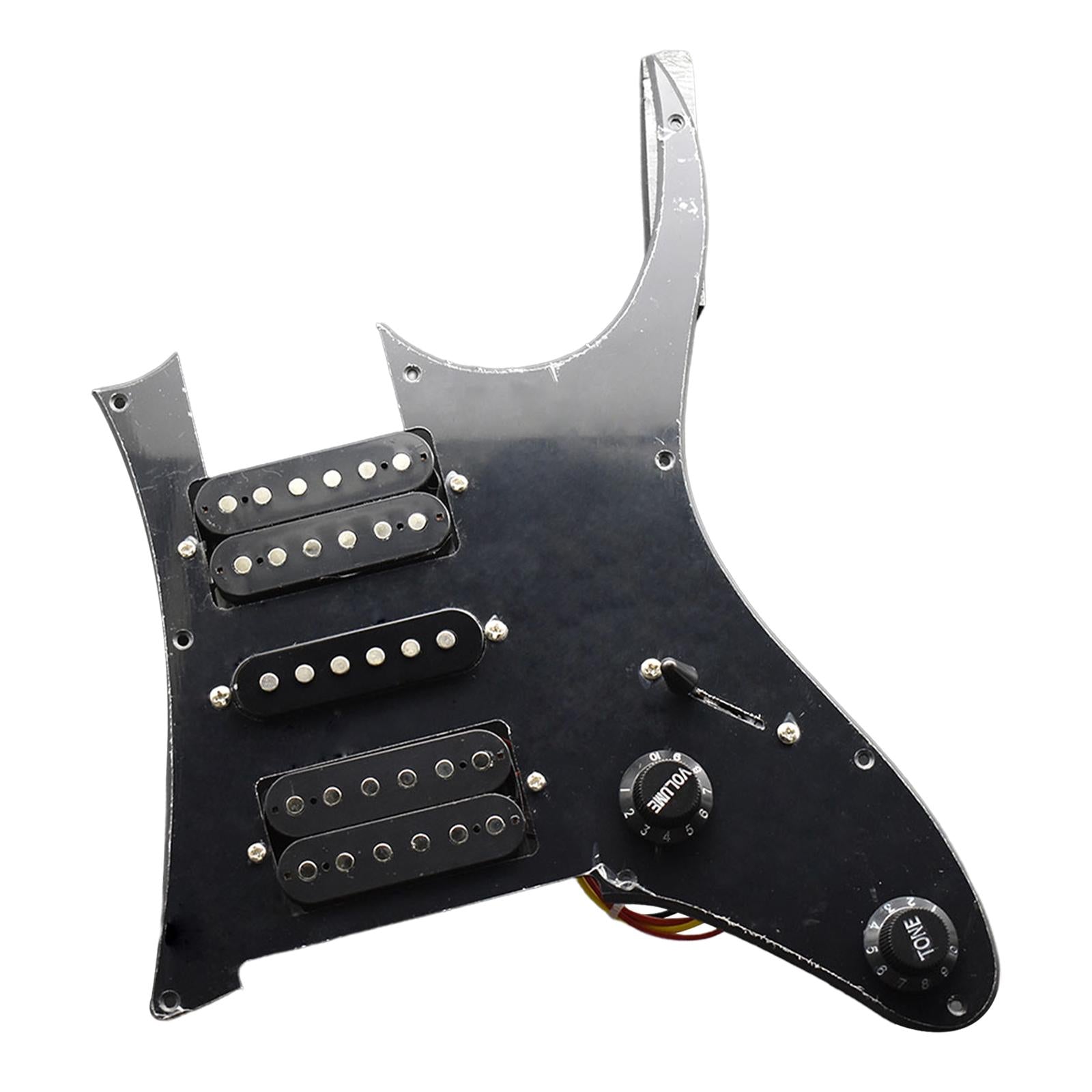 Humbucker Coil Guitar Pickguard Pickup for Acoustic Electric Guitars Fitment Black