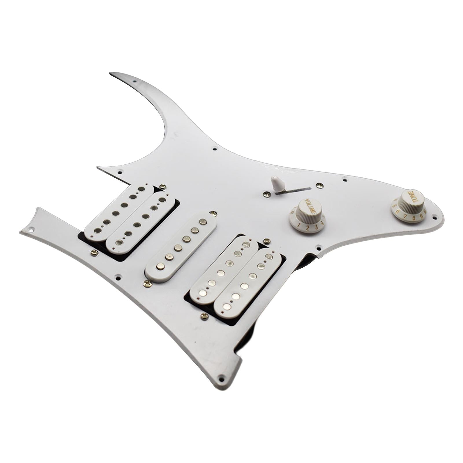 Humbucker Coil Guitar Pickguard Pickup for Acoustic Electric Guitars Fitment White