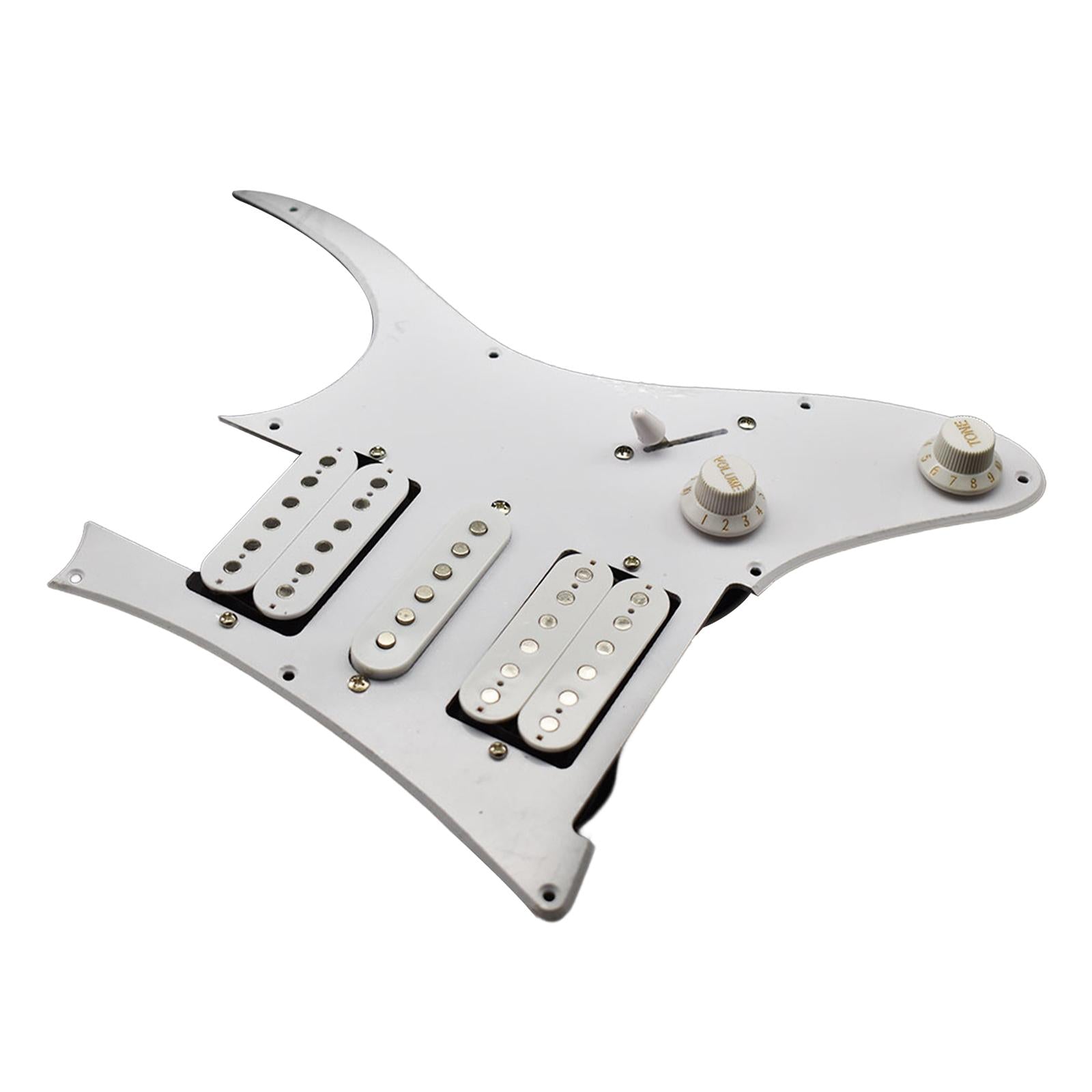 Humbucker Coil Guitar Pickguard Pickup for Acoustic Electric Guitars Fitment White