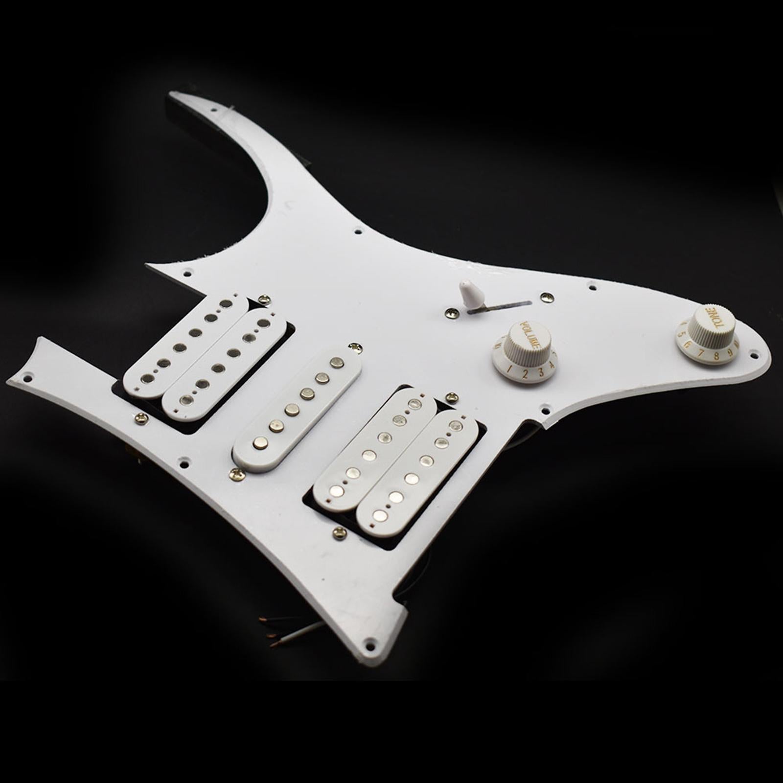 Humbucker Coil Guitar Pickguard Pickup for Acoustic Electric Guitars Fitment White