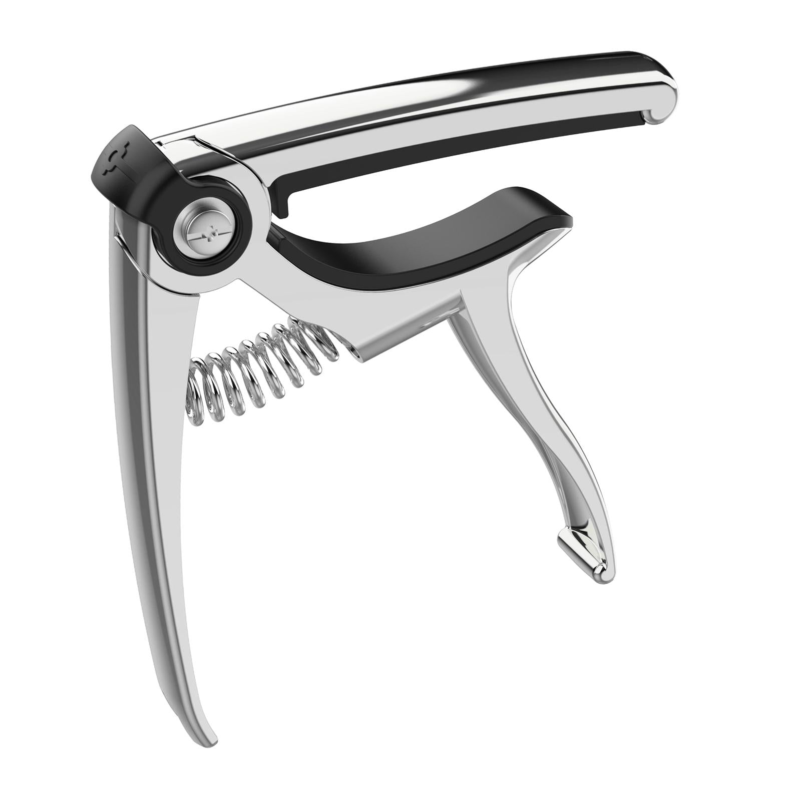 Guitar Capo Universal Guitar Capo Tuner Clip for Bass Mandolin Ukulele silver