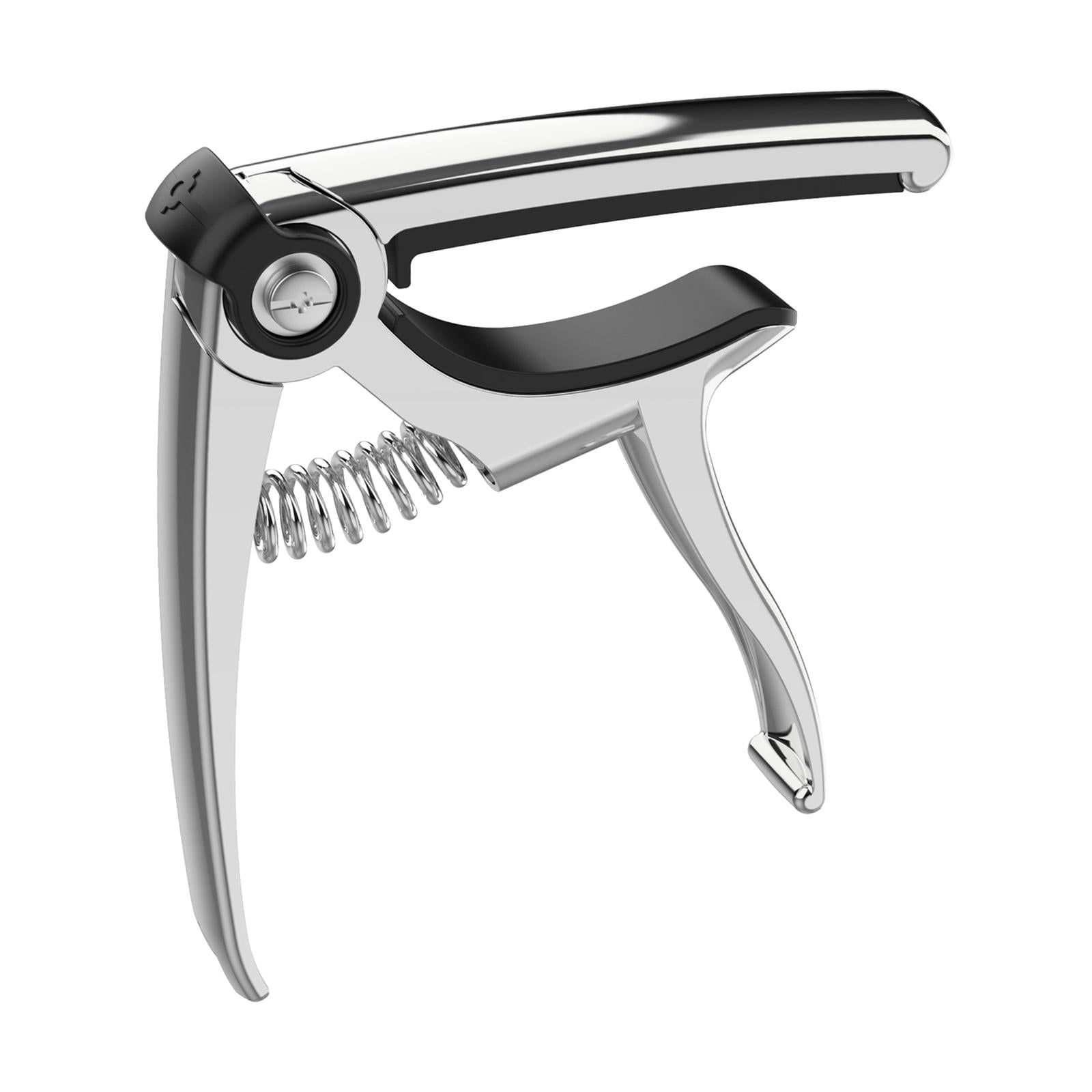 Guitar Capo Universal Guitar Capo Tuner Clip for Bass Mandolin Ukulele silver