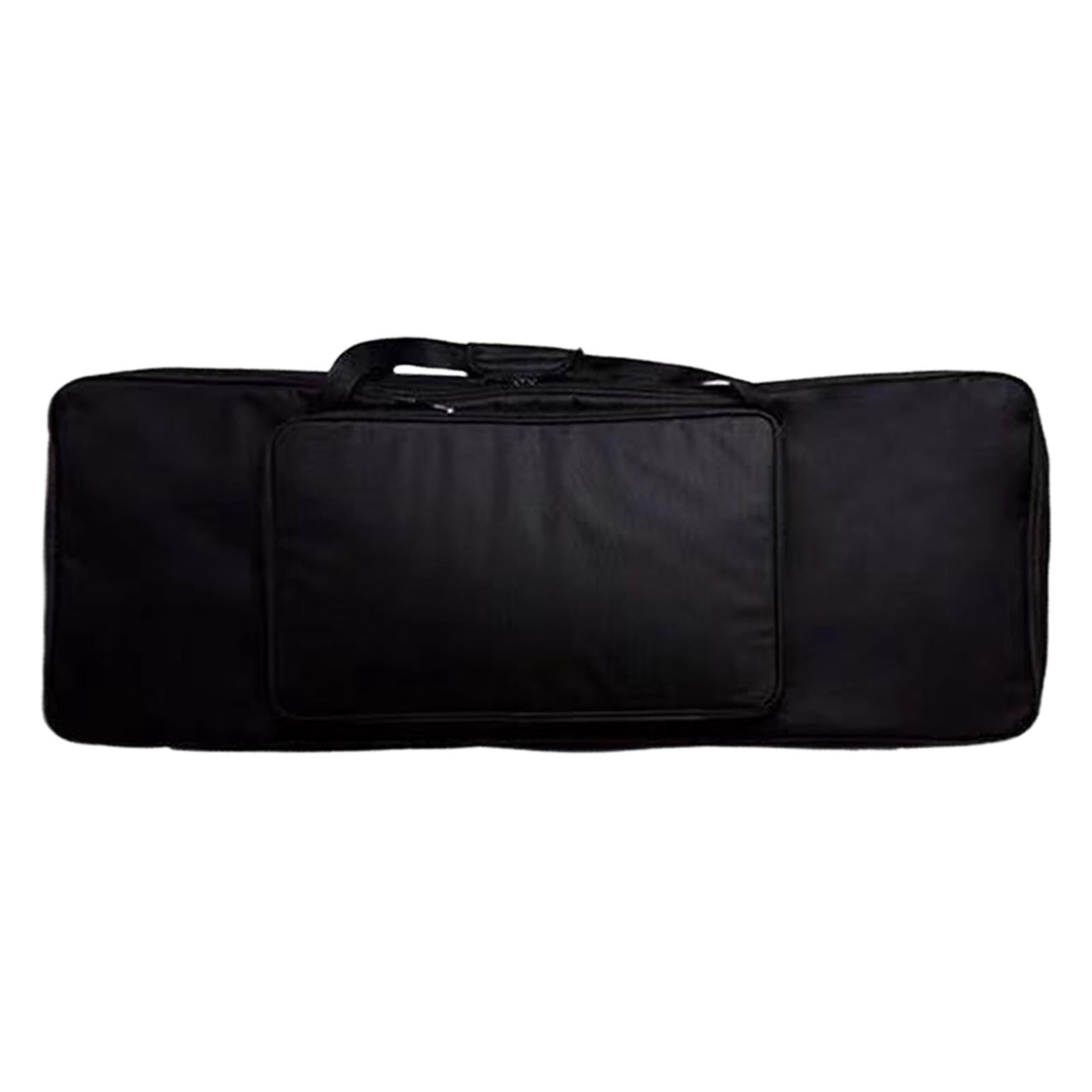 Electronic Piano Case Gig Bag with Handle Accessories Waterproof Tour 61 Key Black edge