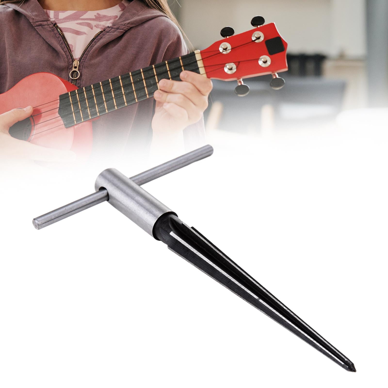 Guitar Bridge Pin Hole Hand Held Reamer Drilling Tool for Woodworker Luthier