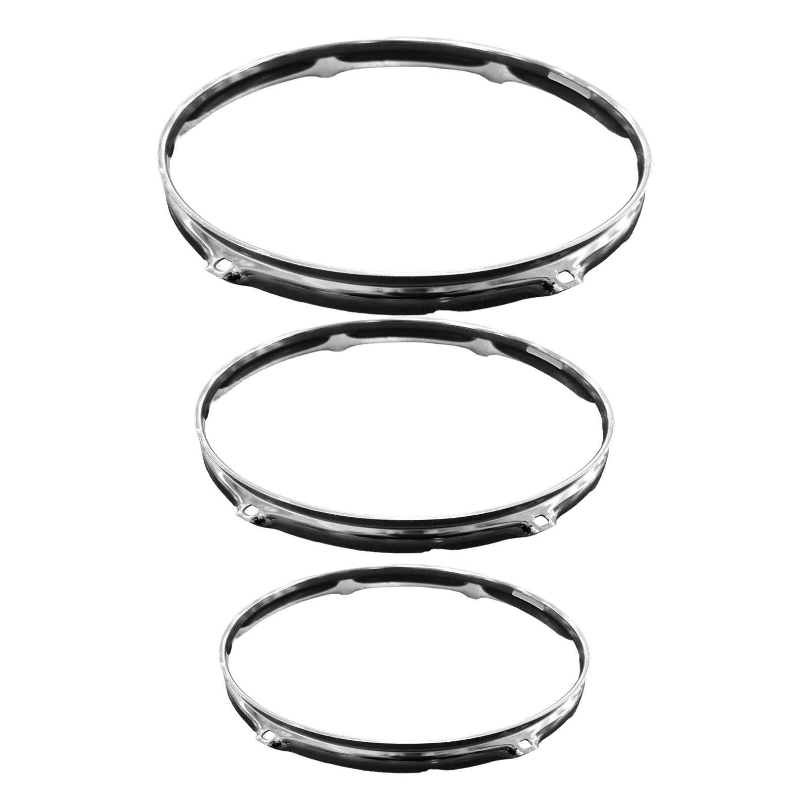 6 Hole Drum Rim Musical Accessory Drum Hoop for Office Instrument Home Decor 14inch