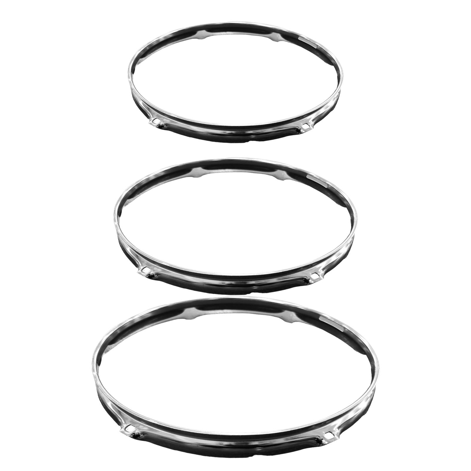 6 Hole Drum Rim Musical Accessory Drum Hoop for Office Instrument Home Decor 14inch