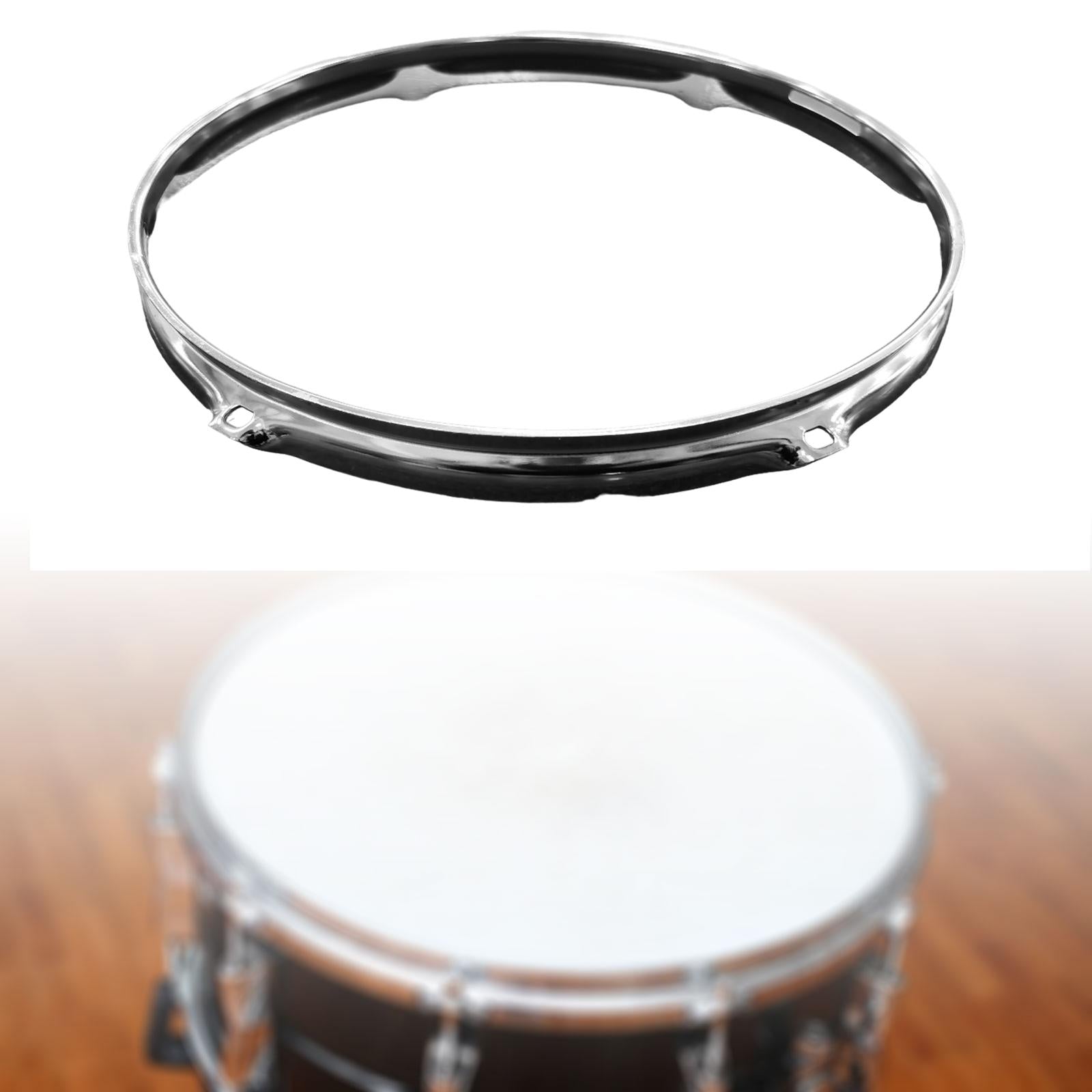 6 Hole Drum Rim Musical Accessory Drum Hoop for Office Instrument Home Decor 13inch