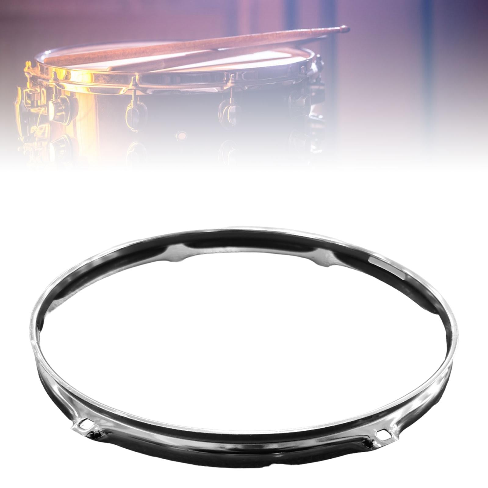 6 Hole Drum Rim Musical Accessory Drum Hoop for Office Instrument Home Decor 13inch