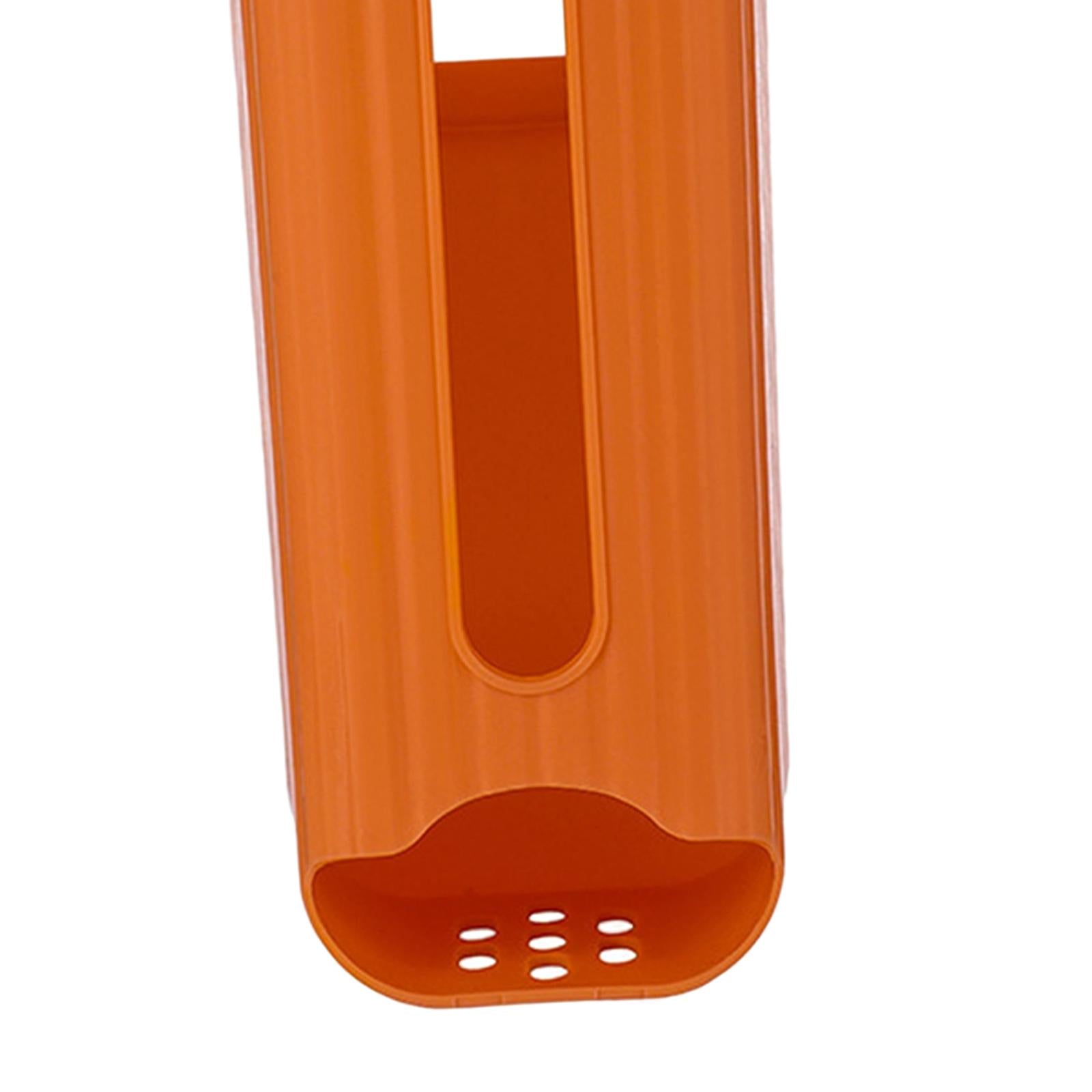 Grocery Bag Organizer Grocery Bag Dispenser for Restaurant Cabinet Household Orange