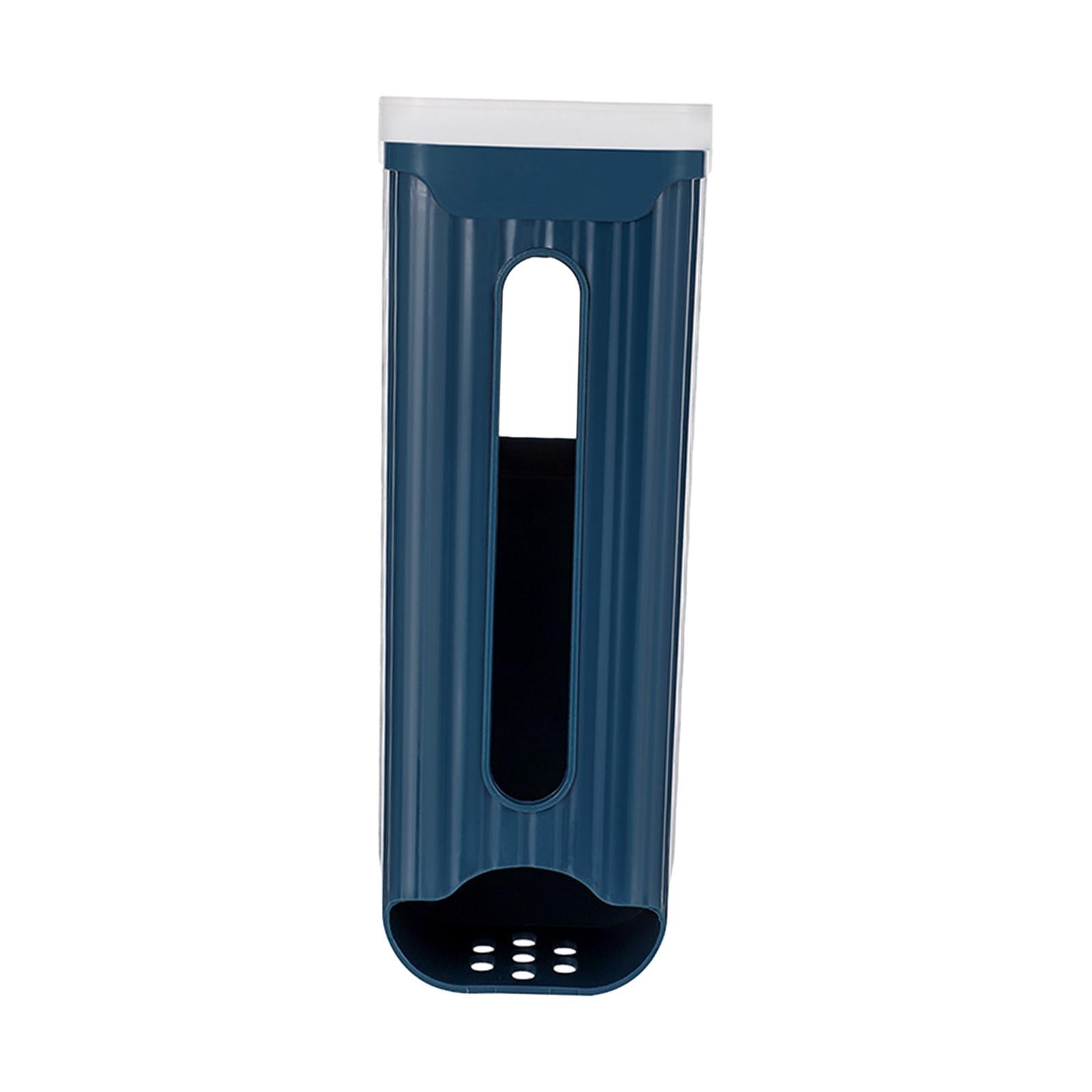 Grocery Bag Organizer Grocery Bag Dispenser for Restaurant Cabinet Household Blue