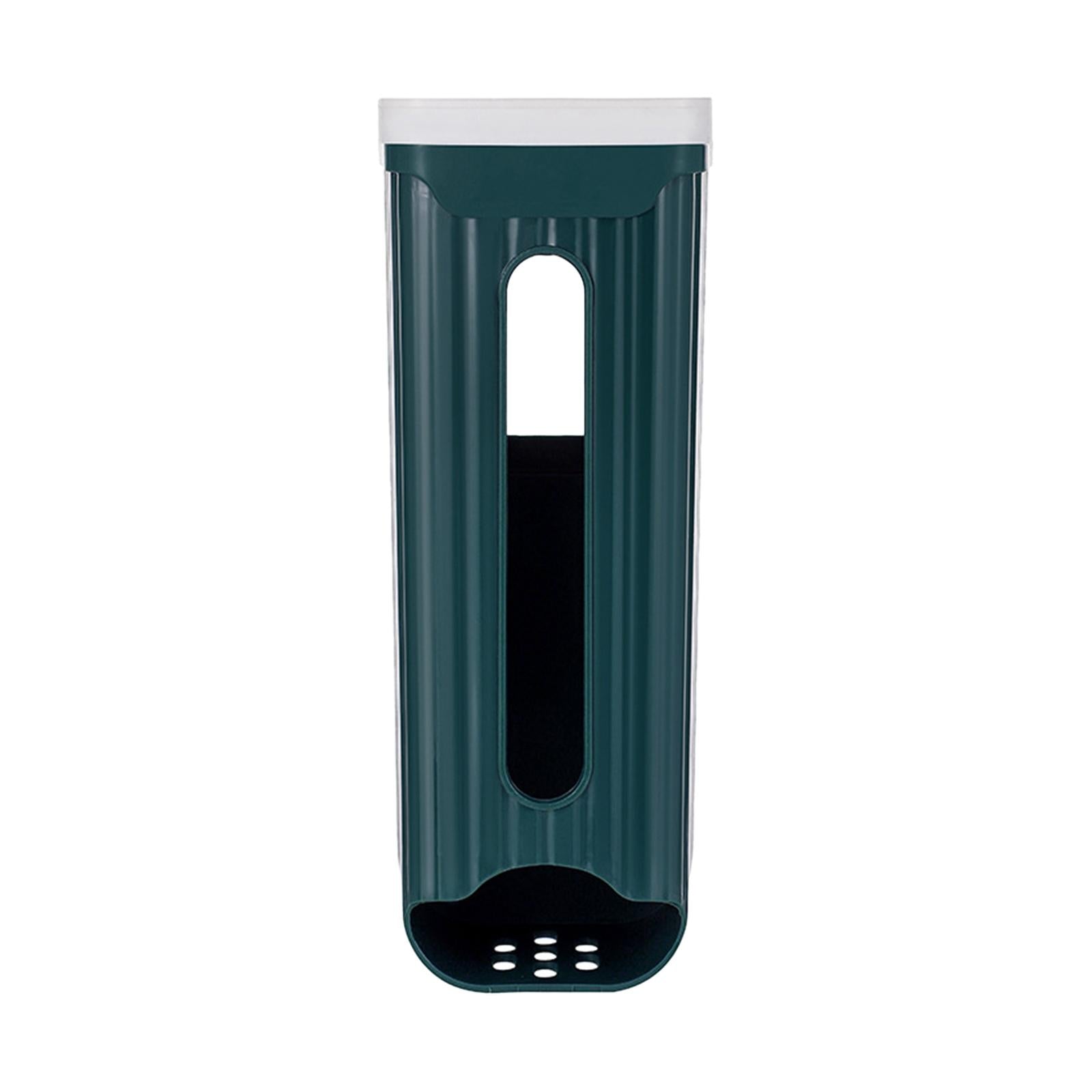 Grocery Bag Organizer Grocery Bag Dispenser for Restaurant Cabinet Household Dark Green