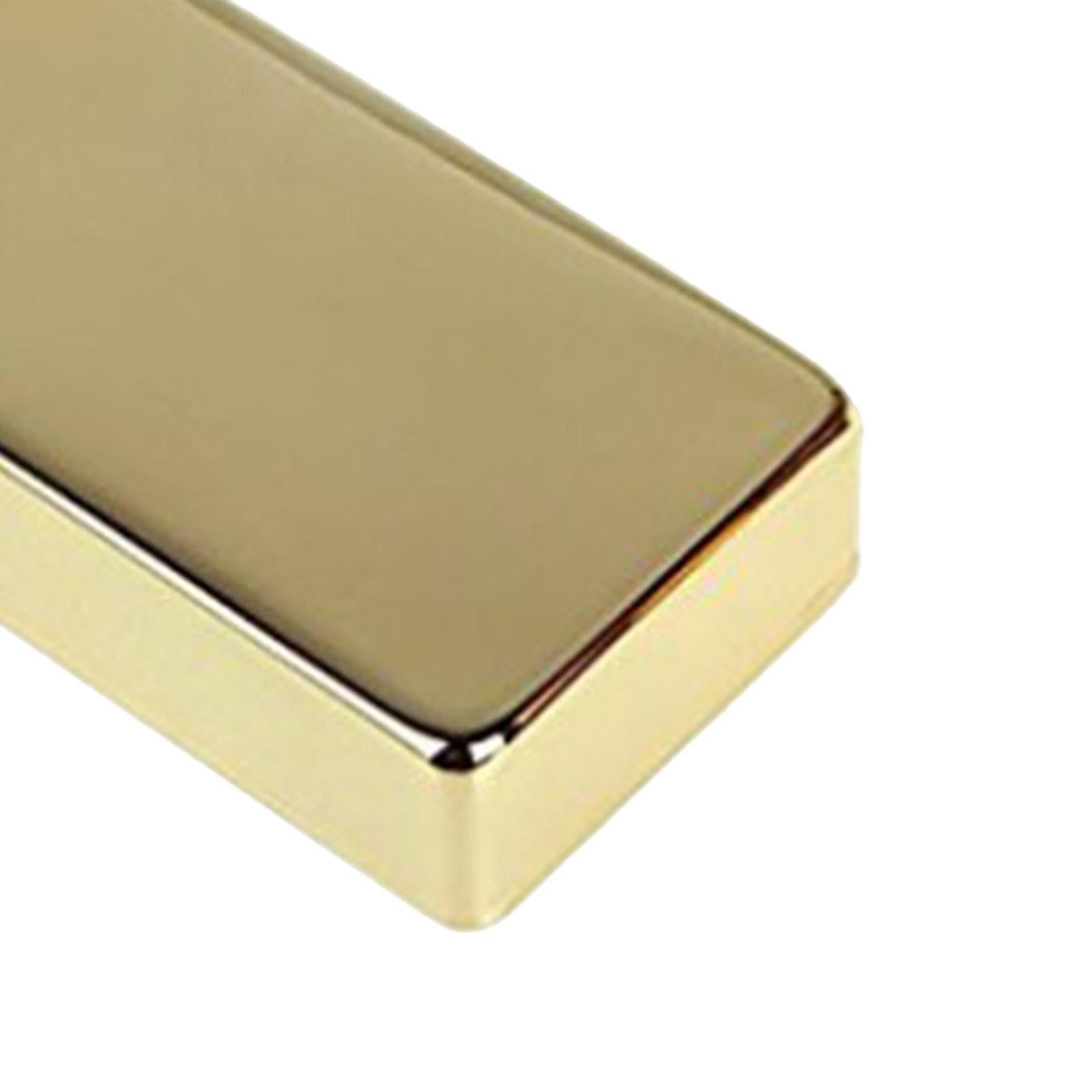 Guitar Pickup Cover Lightweight Guitar Pickup Lid for Guitar Accessory Gold