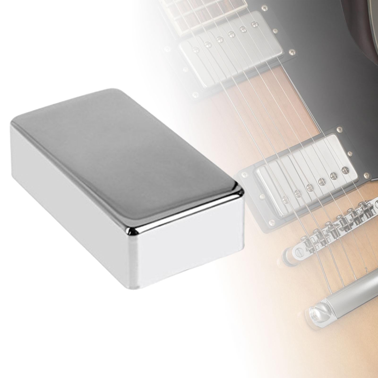 Guitar Pickup Cover Lightweight Guitar Pickup Lid for Guitar Accessory Silver