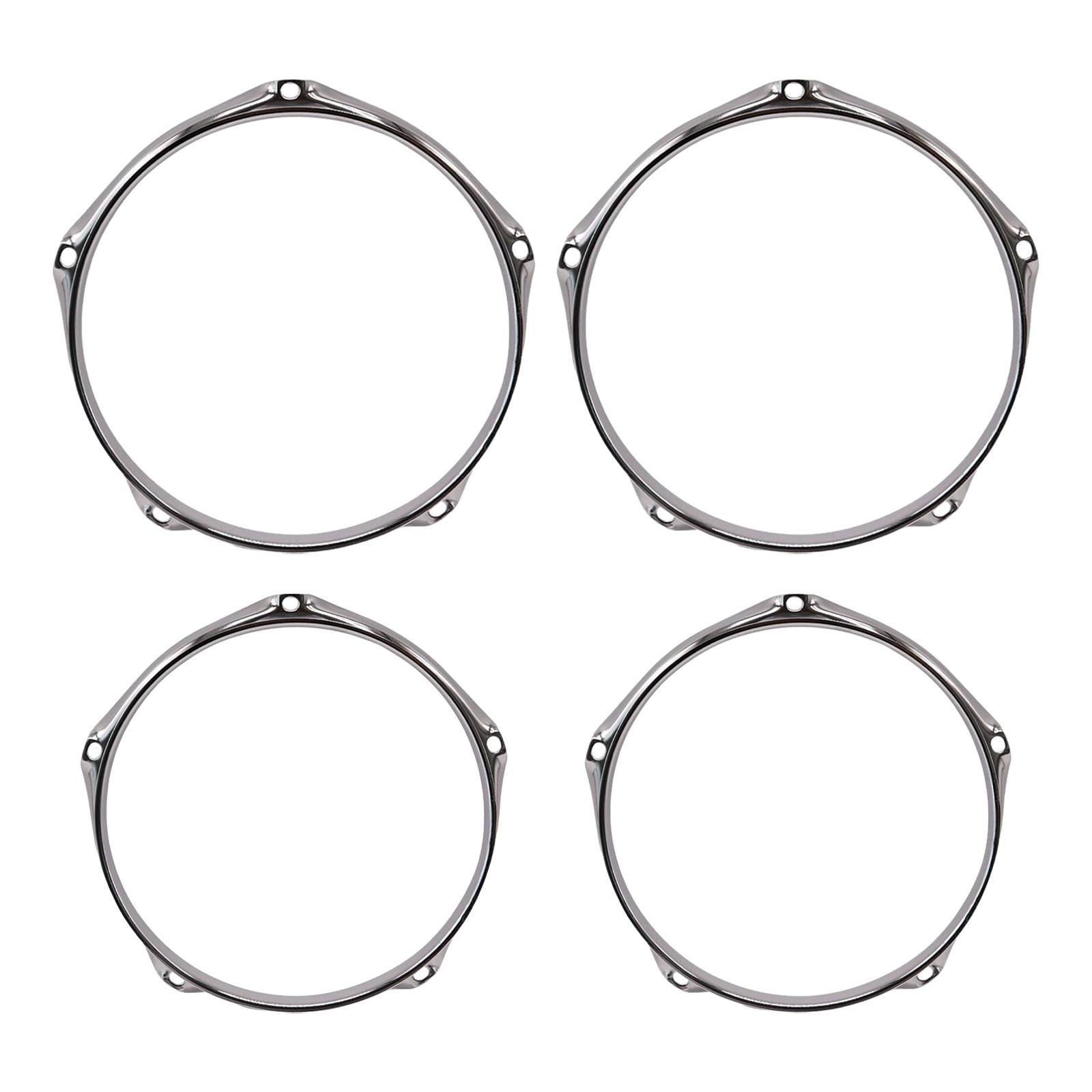 5 Holes Tom Drum Hoop Heavy Duty 5 Holes Hoop for Instrument Accessory Office 12inch upper circle