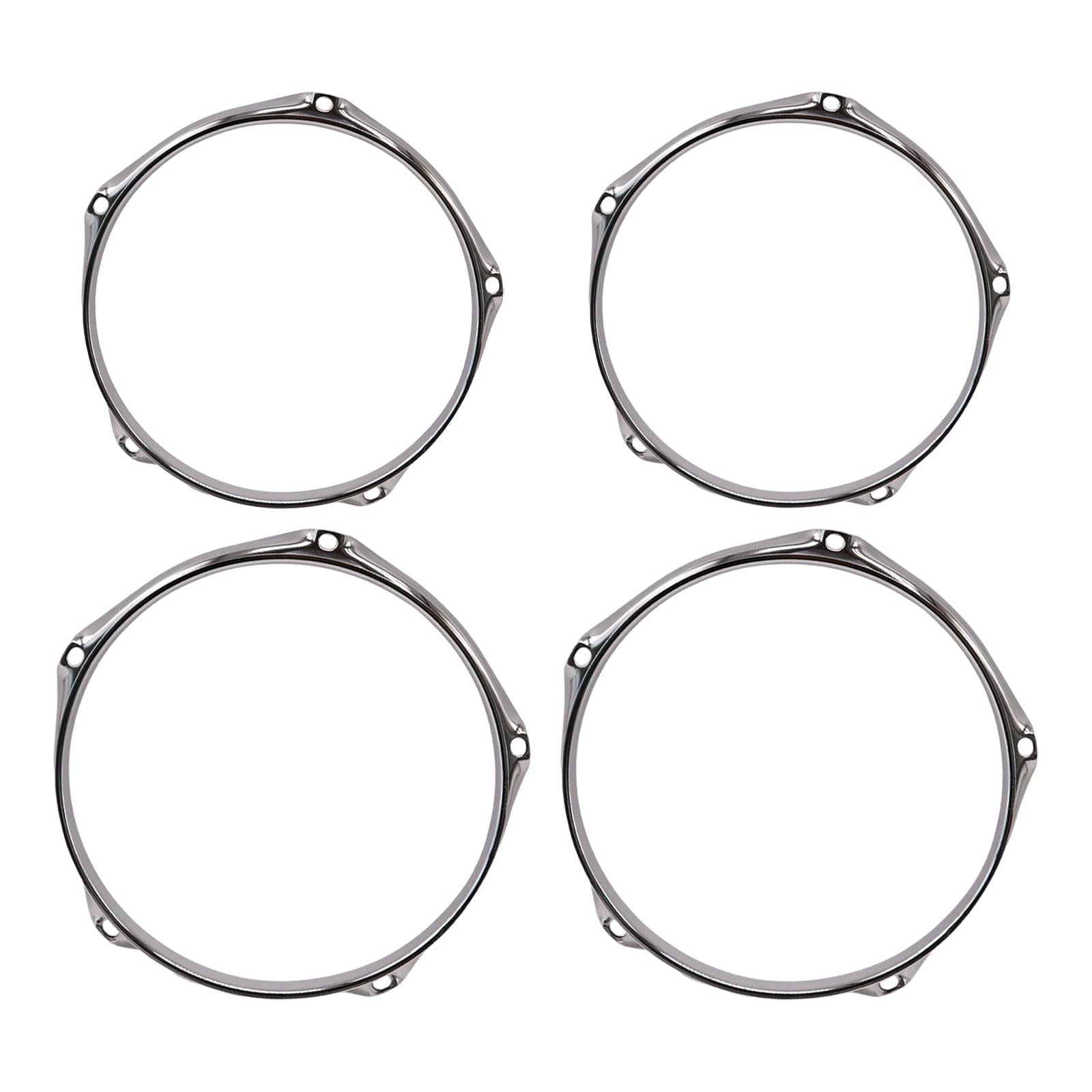 5 Holes Tom Drum Hoop Heavy Duty 5 Holes Hoop for Instrument Accessory Office 12inch upper circle