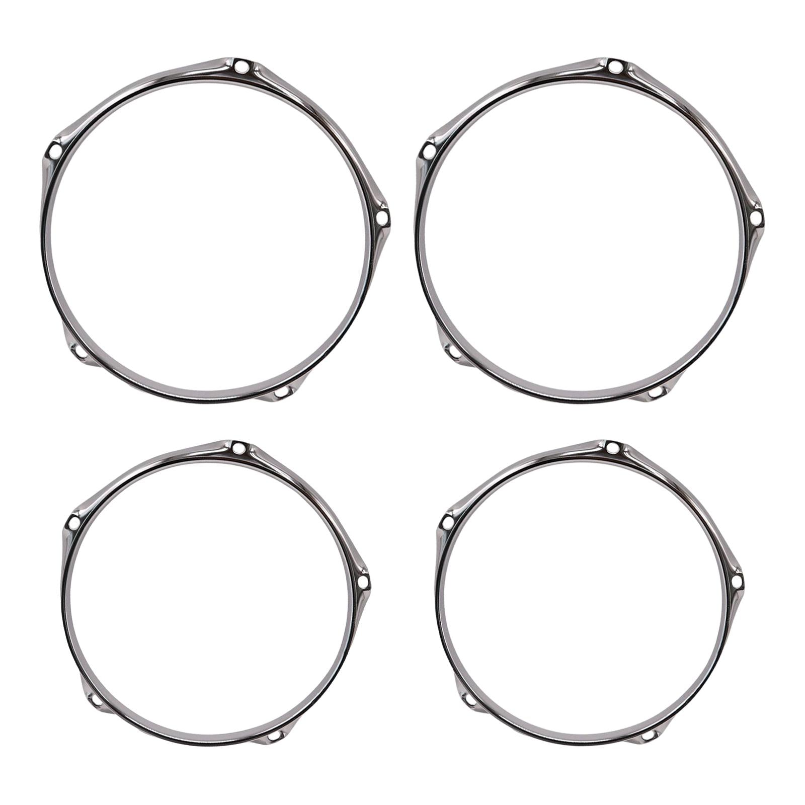 5 Holes Tom Drum Hoop Heavy Duty 5 Holes Hoop for Instrument Accessory Office 12inch upper circle