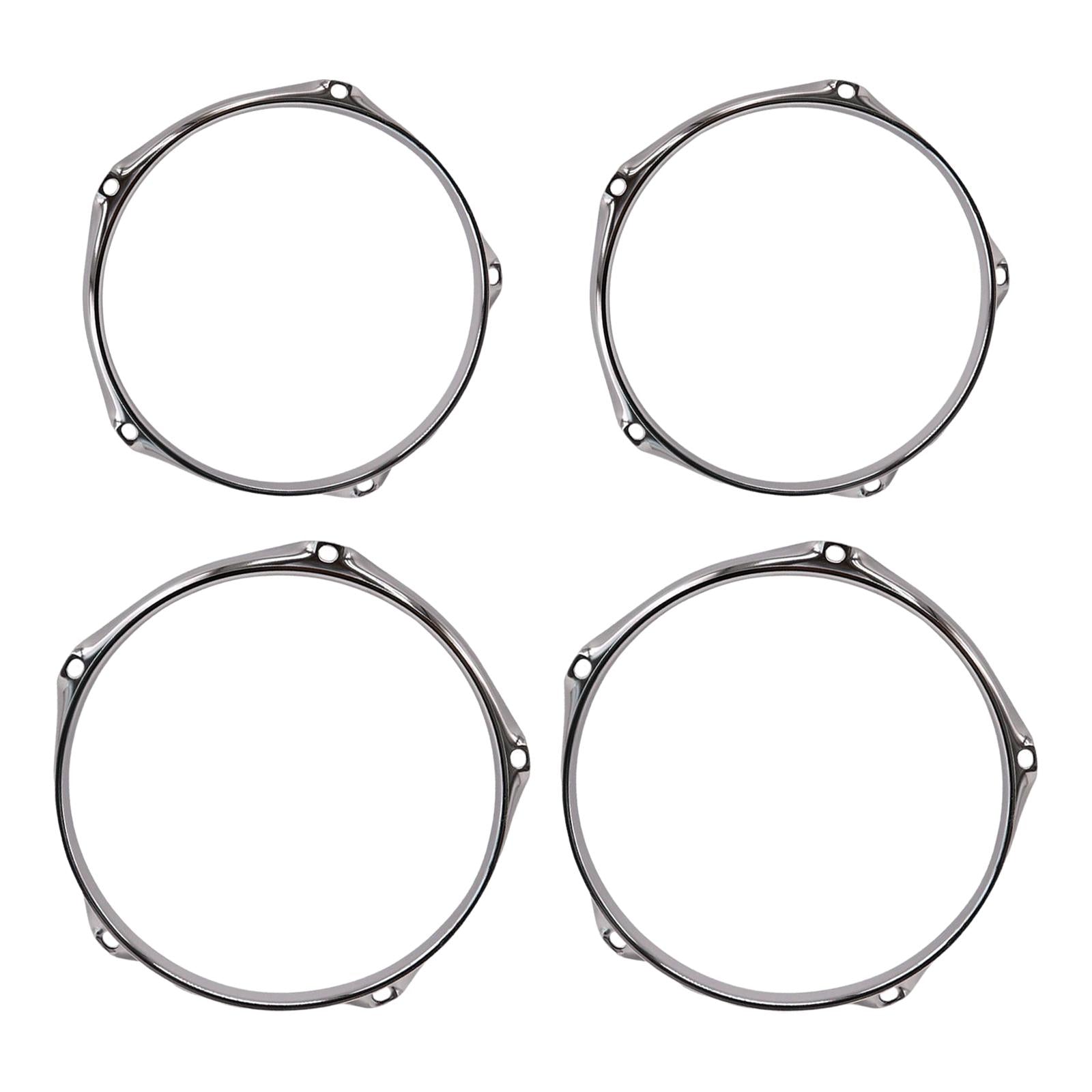 5 Holes Tom Drum Hoop Heavy Duty 5 Holes Hoop for Instrument Accessory Office 12inch upper circle