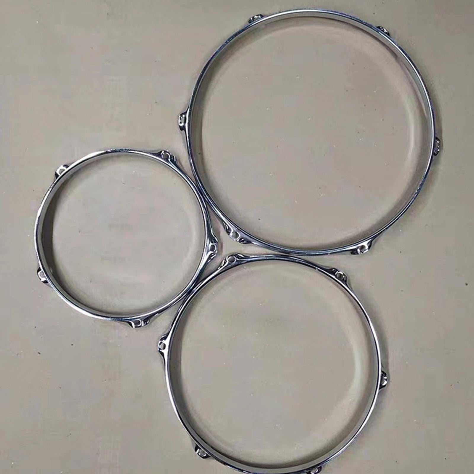 5 Holes Tom Drum Hoop Heavy Duty 5 Holes Hoop for Instrument Accessory Office 12inch upper circle