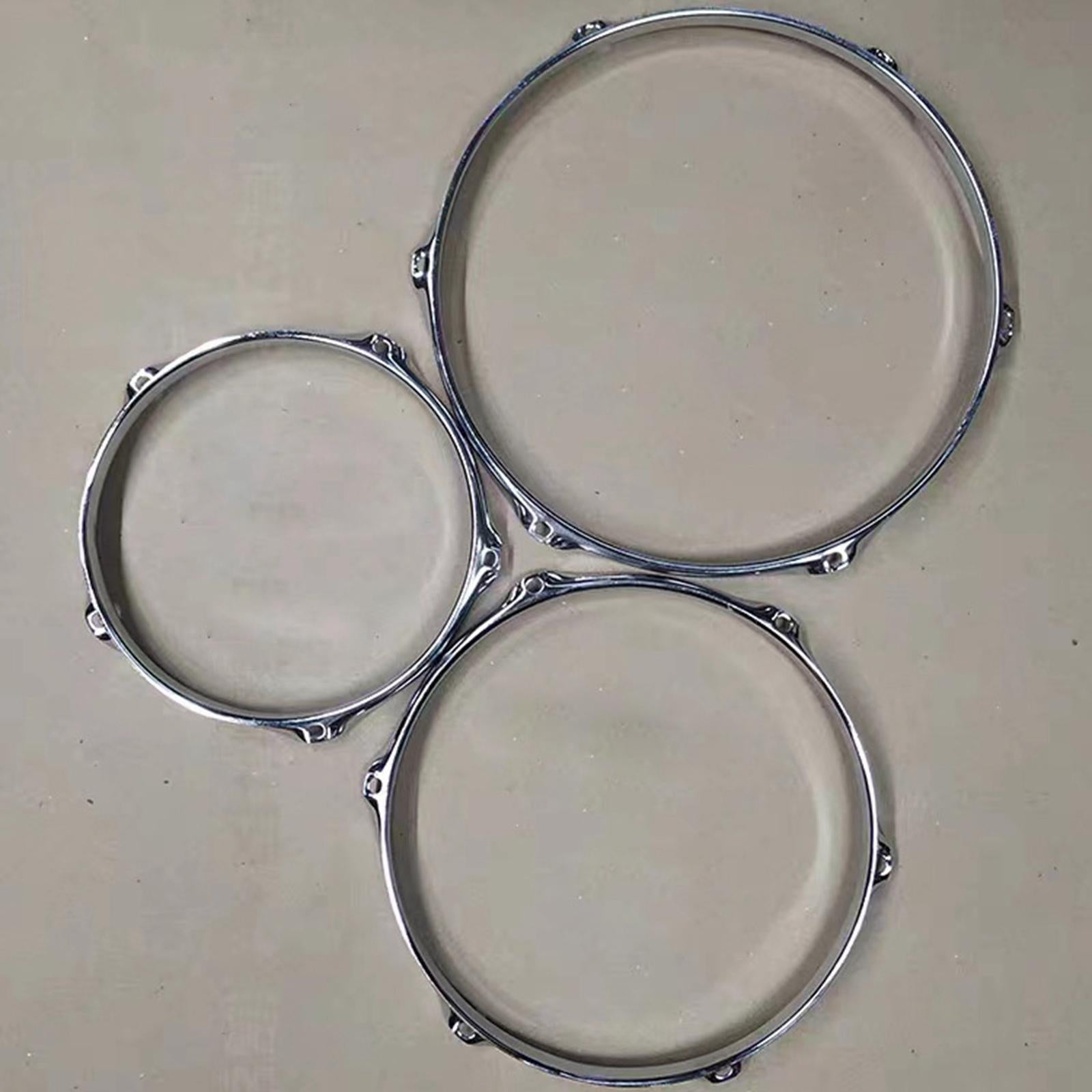 5 Holes Tom Drum Hoop Heavy Duty 5 Holes Hoop for Instrument Accessory Office 12inch next circle