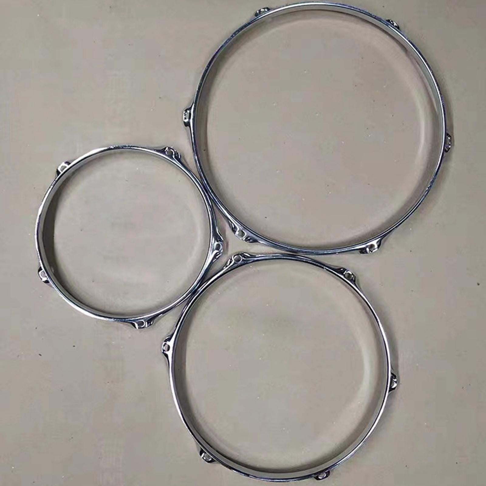 5 Holes Tom Drum Hoop Heavy Duty 5 Holes Hoop for Instrument Accessory Office 13inch next circle