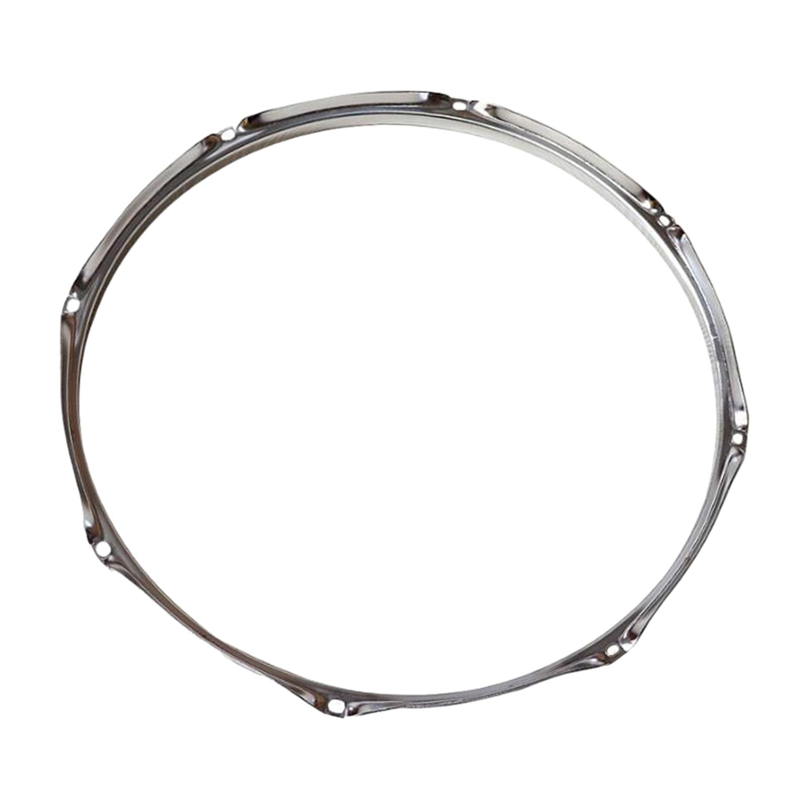 Drum Hoop Portable 14 inch 8 Lug Batter Hoop for Accessory Home Decor Office Next Circle