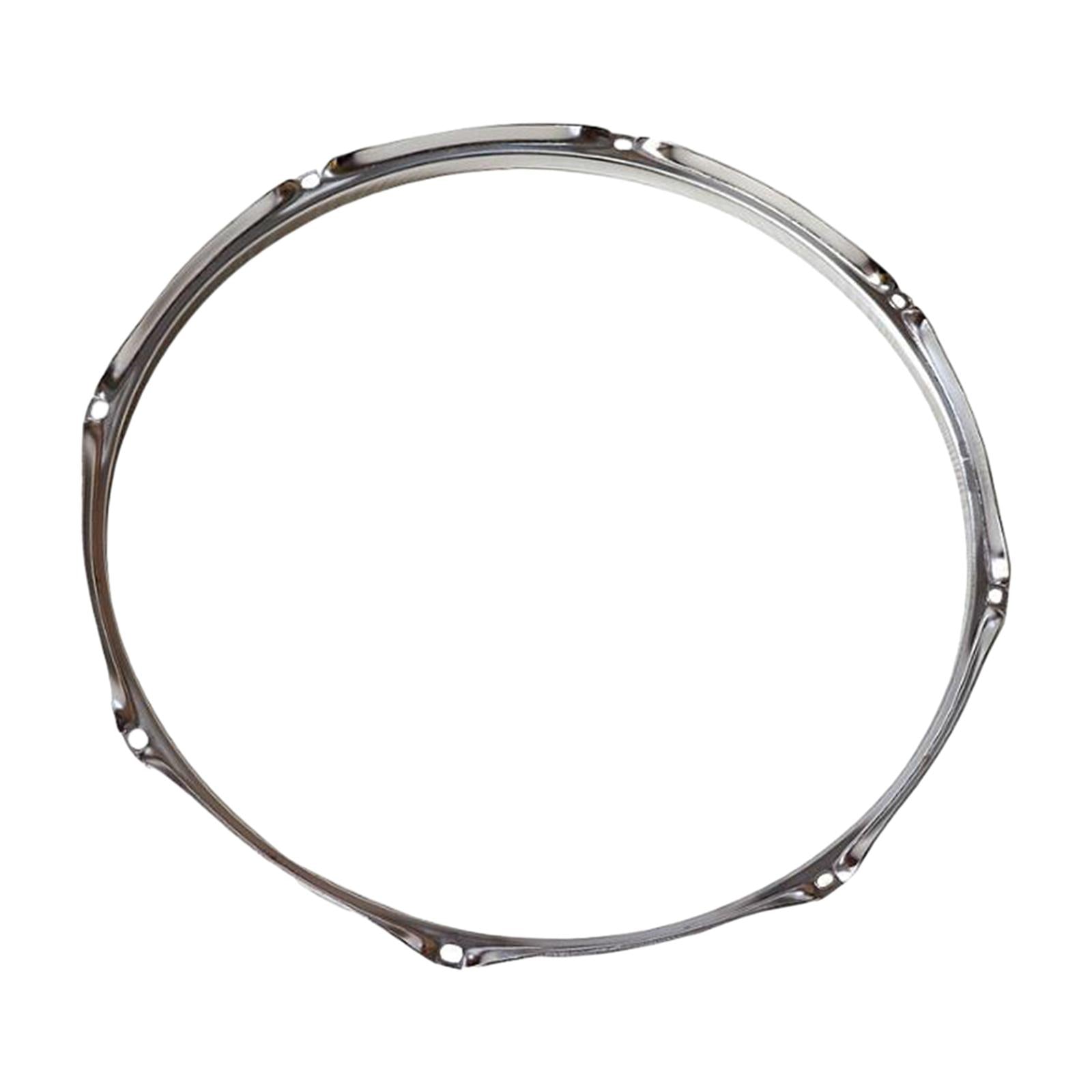 Drum Hoop Portable 14 inch 8 Lug Batter Hoop for Accessory Home Decor Office Next Circle