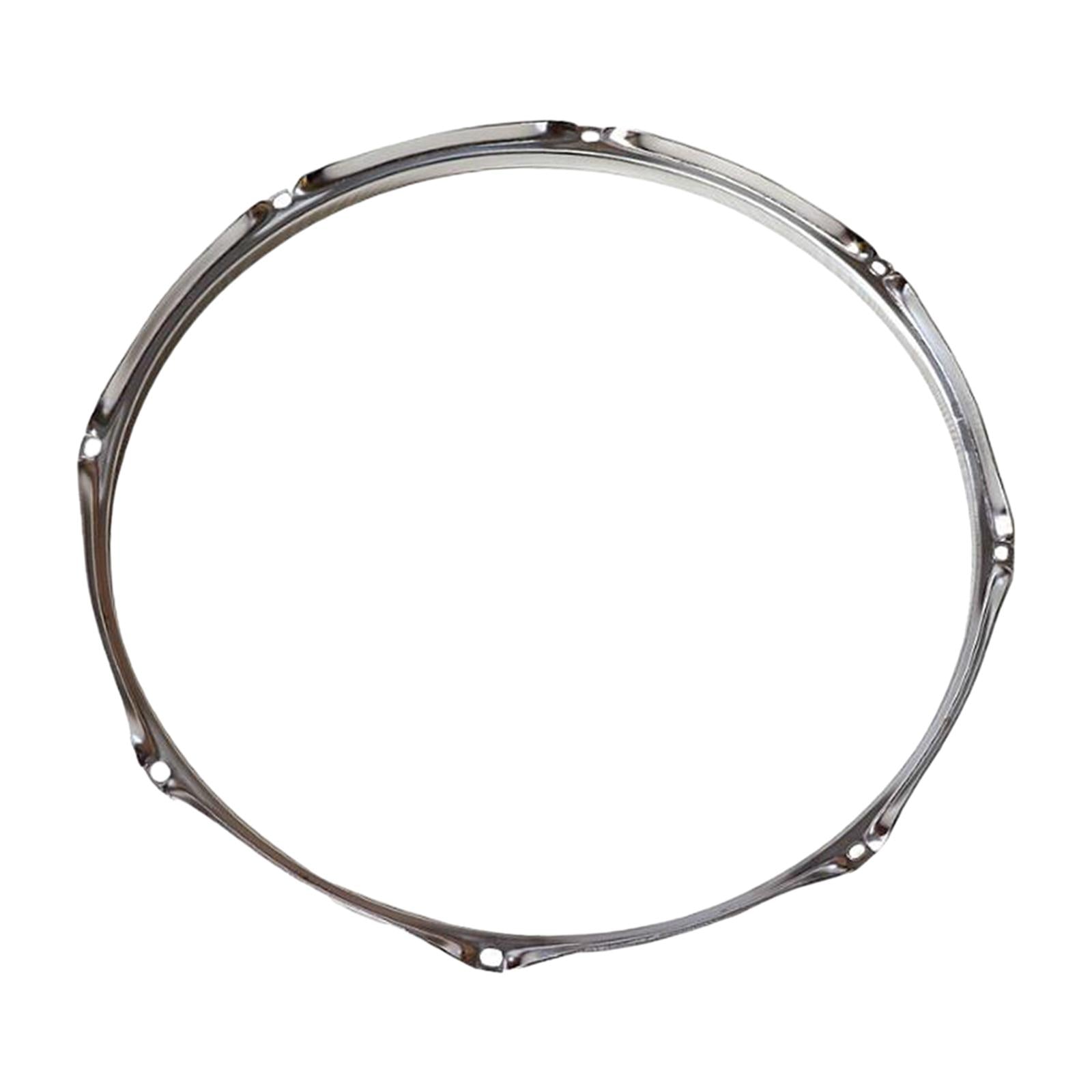 Drum Hoop Portable 14 inch 8 Lug Batter Hoop for Accessory Home Decor Office Next Circle