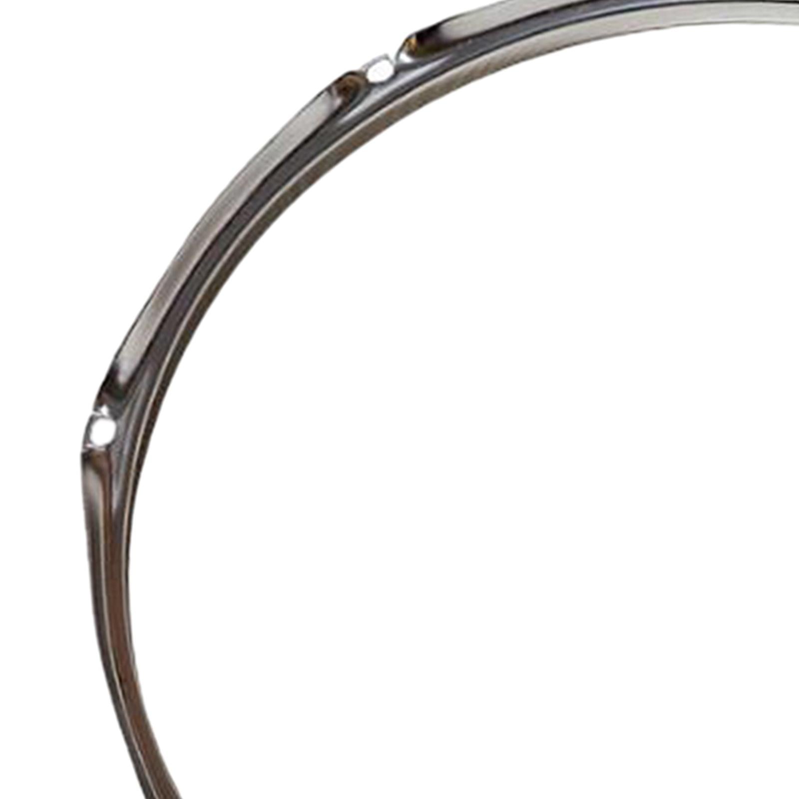 Drum Hoop Portable 14 inch 8 Lug Batter Hoop for Accessory Home Decor Office Next Circle