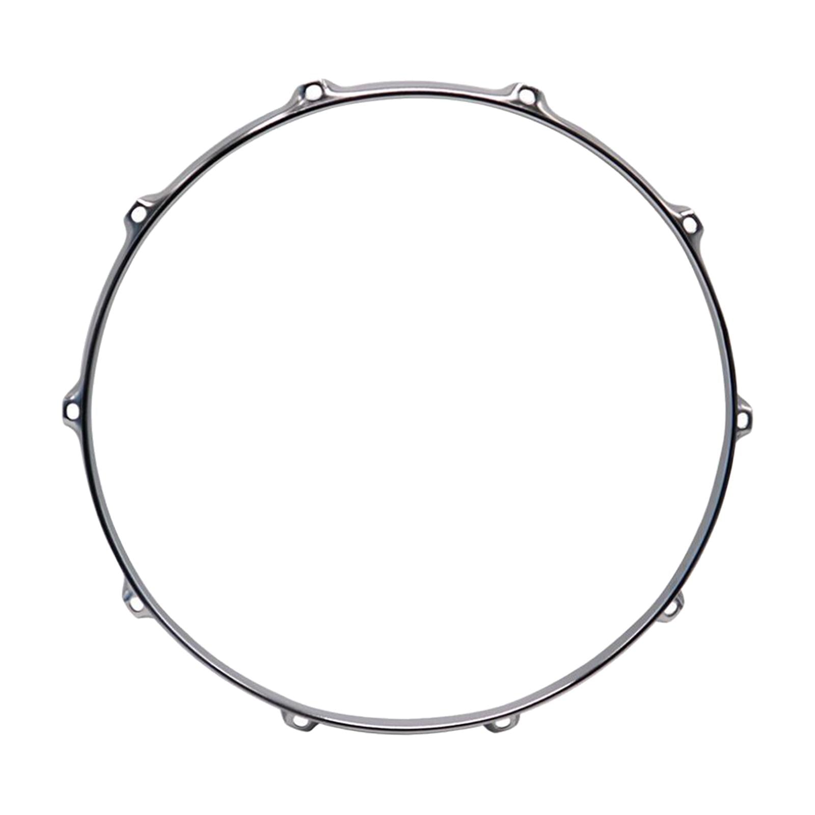 Drum Hoop Portable 14 inch 8 Lug Batter Hoop for Accessory Home Decor Office Upper Circle