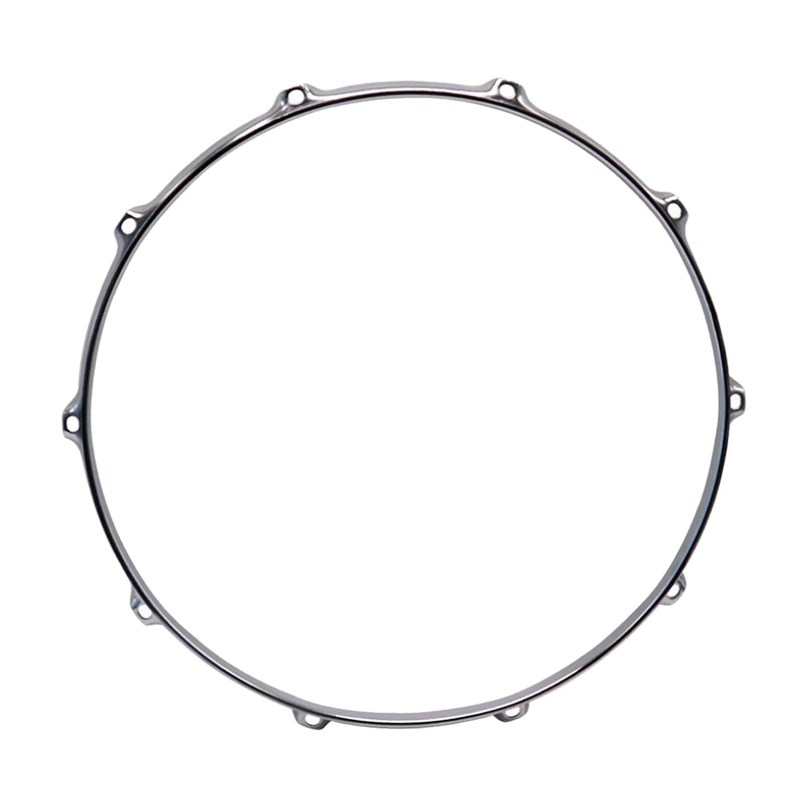Drum Hoop Portable 14 inch 8 Lug Batter Hoop for Accessory Home Decor Office Upper Circle