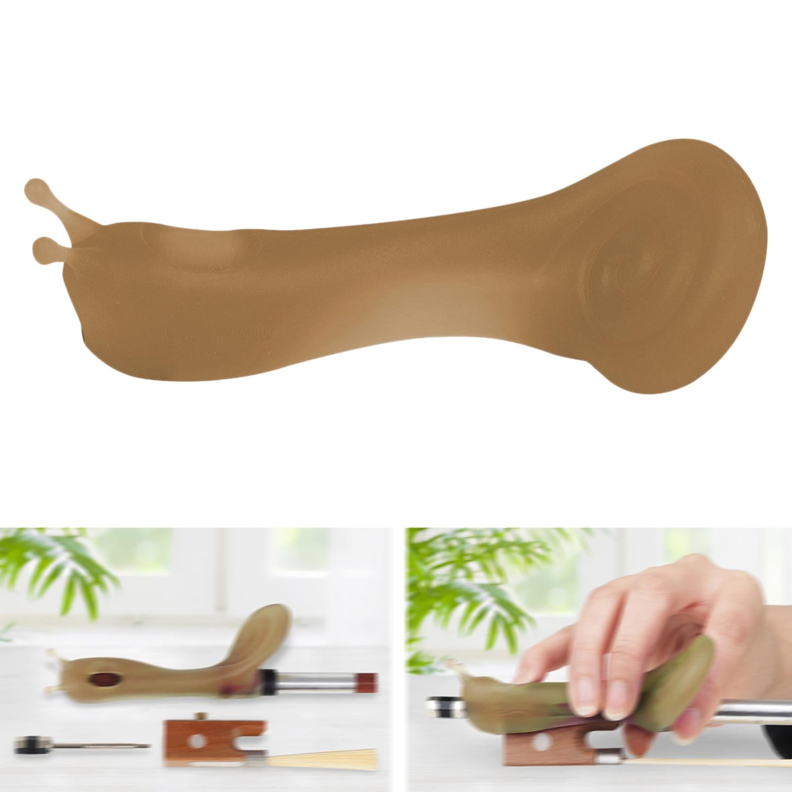 Violin Bow Holder Portable Practice Exercise Guide Bow Straightener Beginner Brown