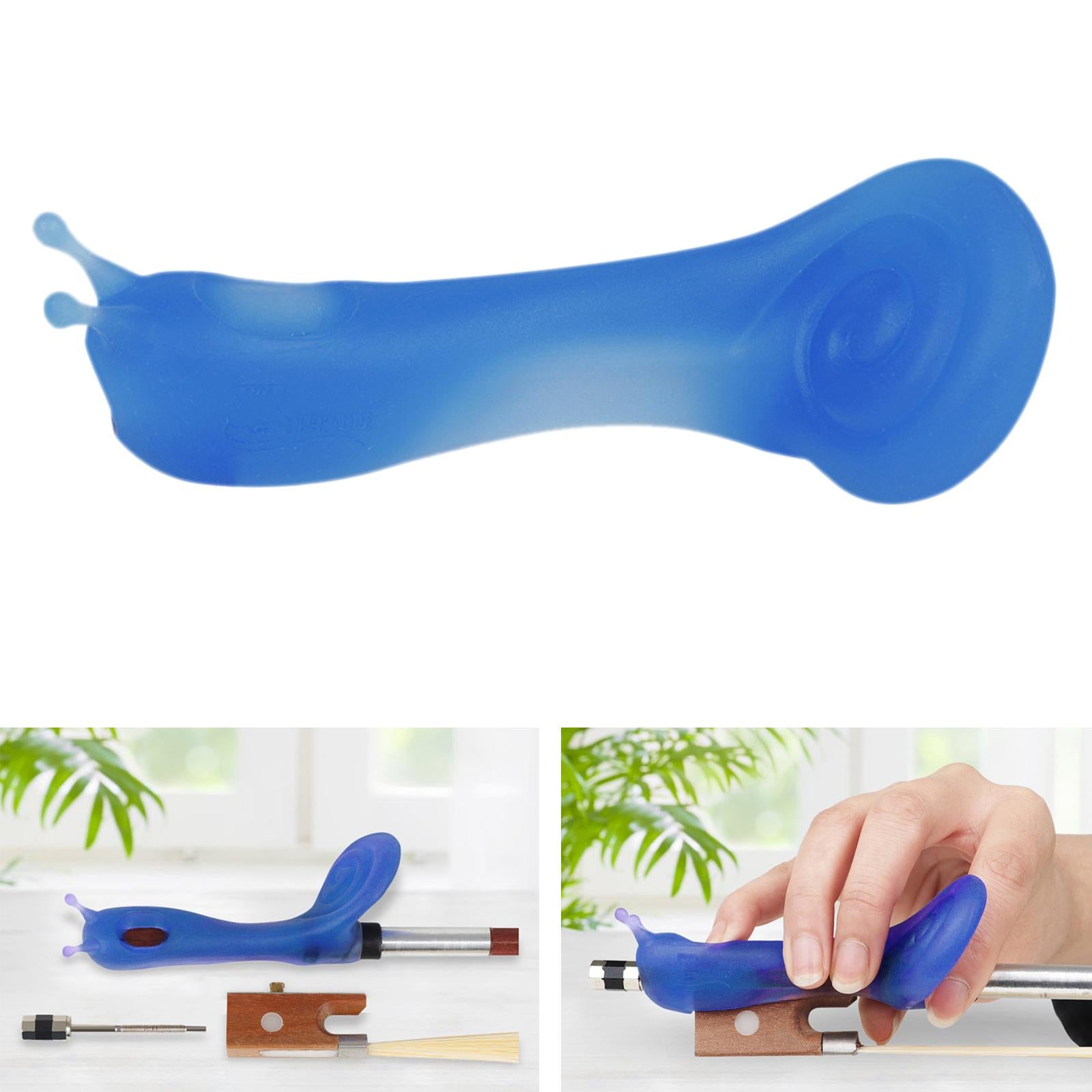 Violin Bow Holder Portable Practice Exercise Guide Bow Straightener Beginner Blue