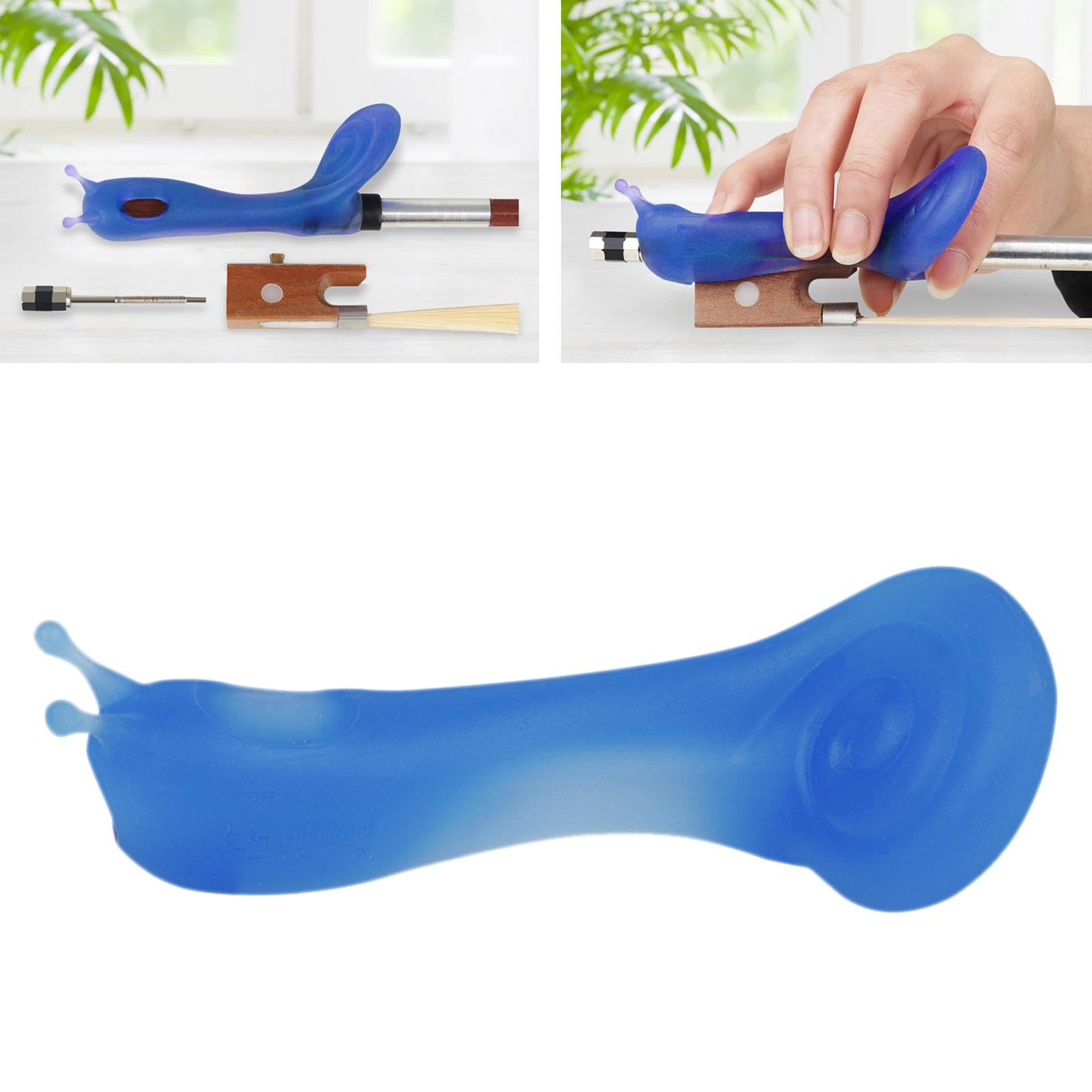 Violin Bow Holder Portable Practice Exercise Guide Bow Straightener Beginner Blue