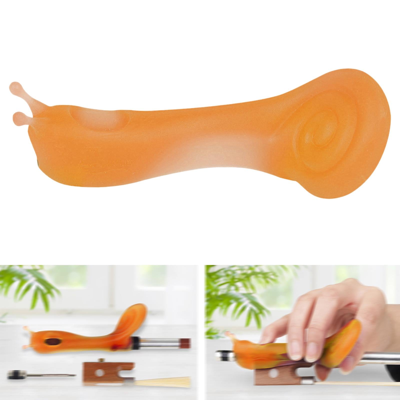 Violin Bow Holder Portable Practice Exercise Guide Bow Straightener Beginner Orange