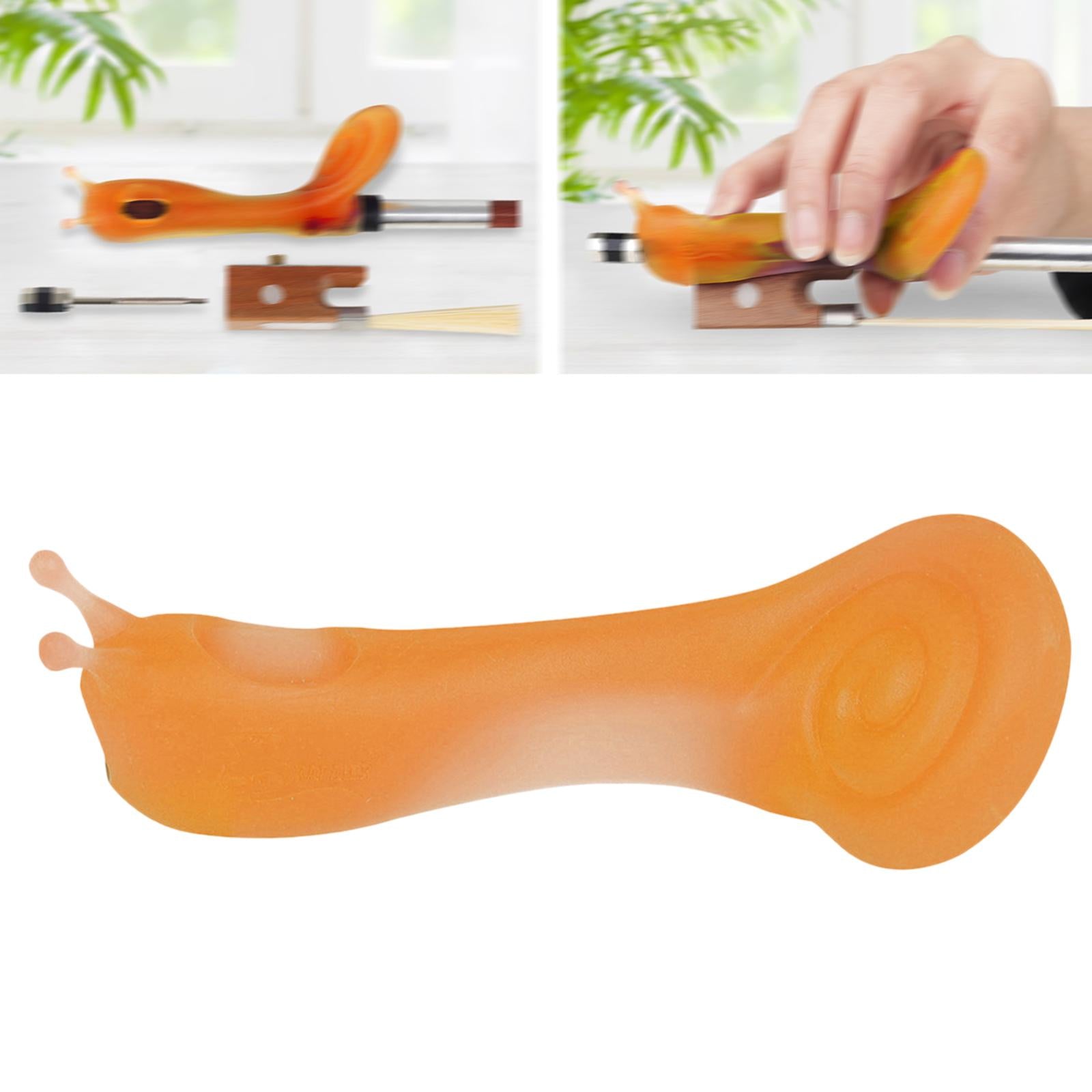 Violin Bow Holder Portable Practice Exercise Guide Bow Straightener Beginner Orange