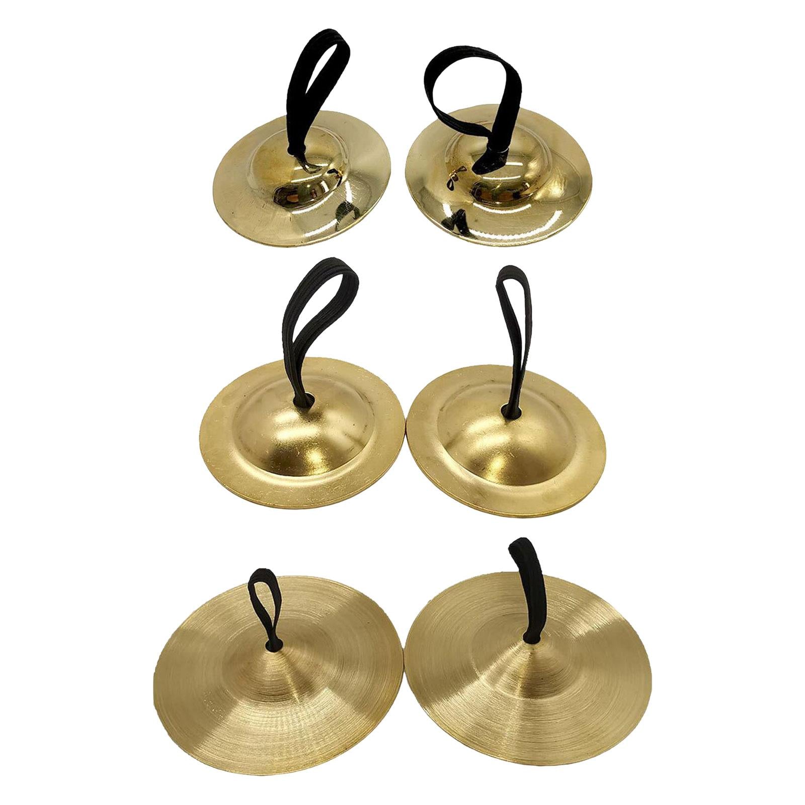 Kids Handheld Cymbals Rhythm Crash Cymbal for Kids for Games Concerts Events 5.2cm