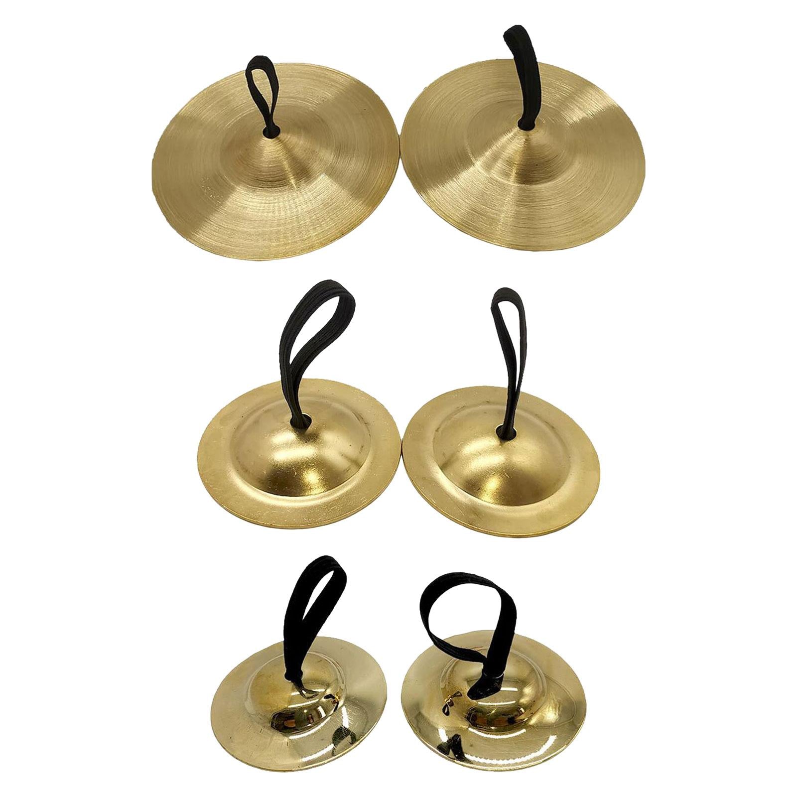 Kids Handheld Cymbals Rhythm Crash Cymbal for Kids for Games Concerts Events 5.2cm