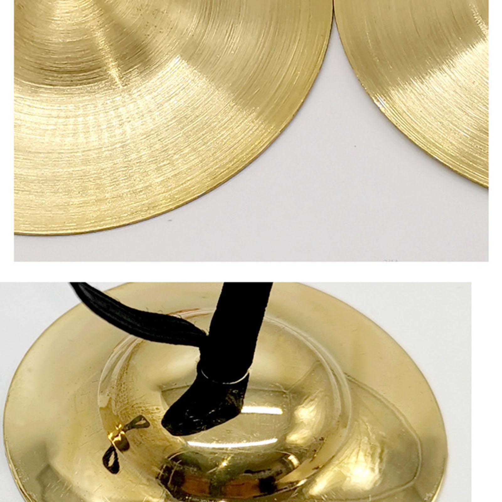 Kids Handheld Cymbals Rhythm Crash Cymbal for Kids for Games Concerts Events 5.2cm