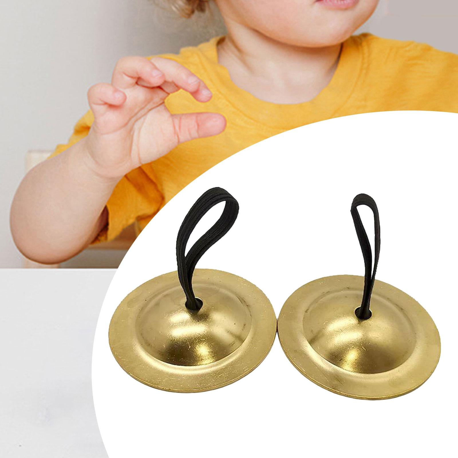 Kids Handheld Cymbals Rhythm Crash Cymbal for Kids for Games Concerts Events 5.5cm