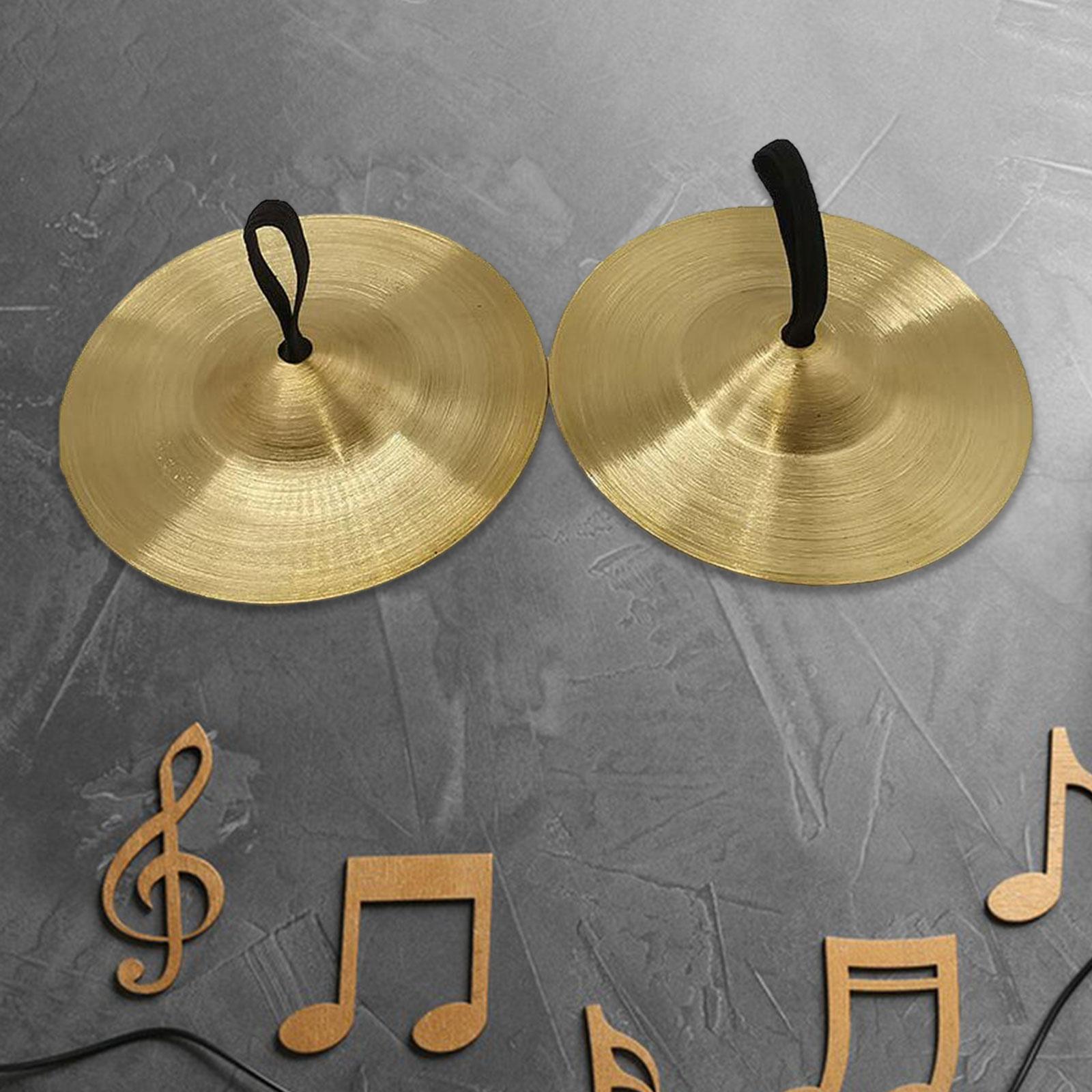 Kids Handheld Cymbals Rhythm Crash Cymbal for Kids for Games Concerts Events 9cm