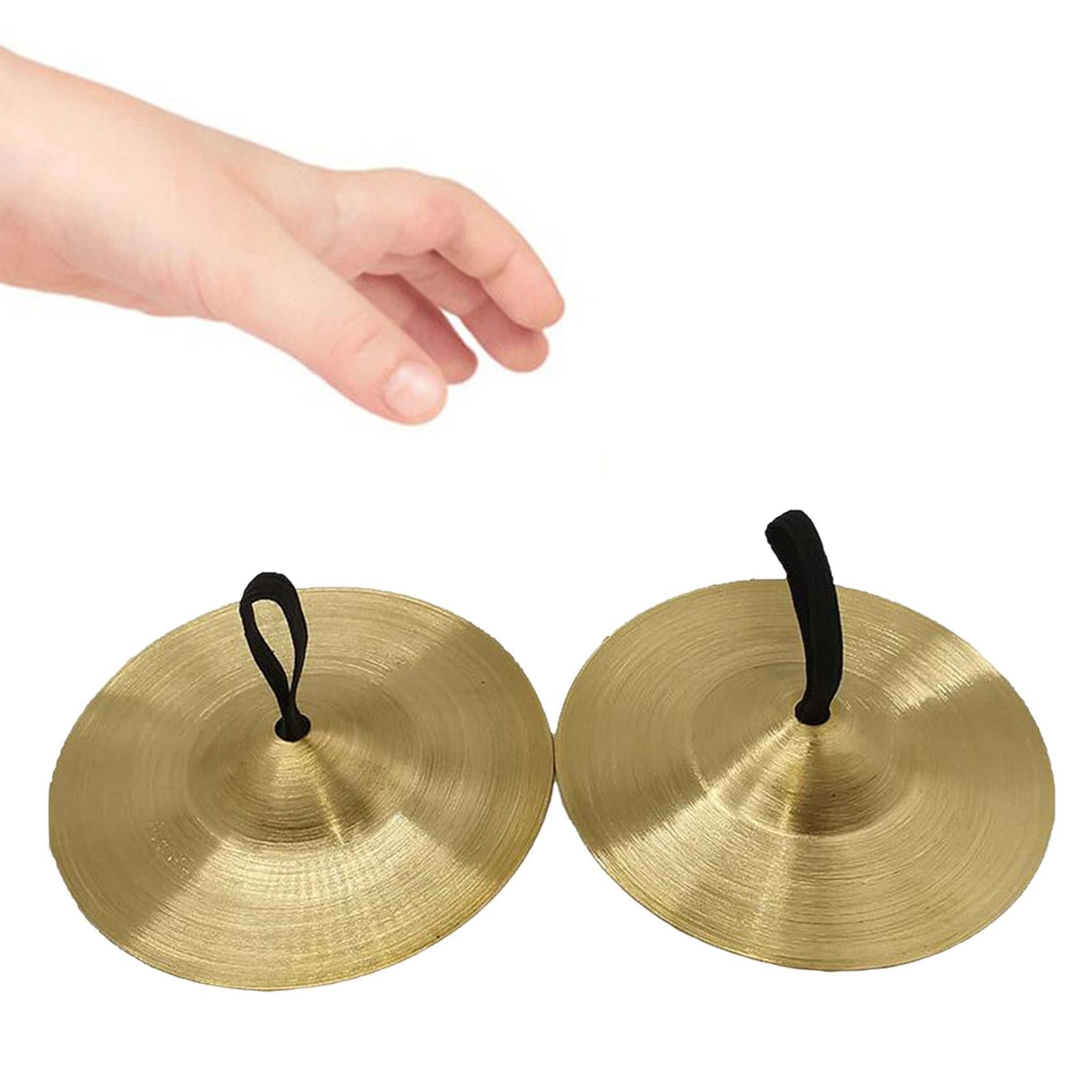 Kids Handheld Cymbals Rhythm Crash Cymbal for Kids for Games Concerts Events 9cm