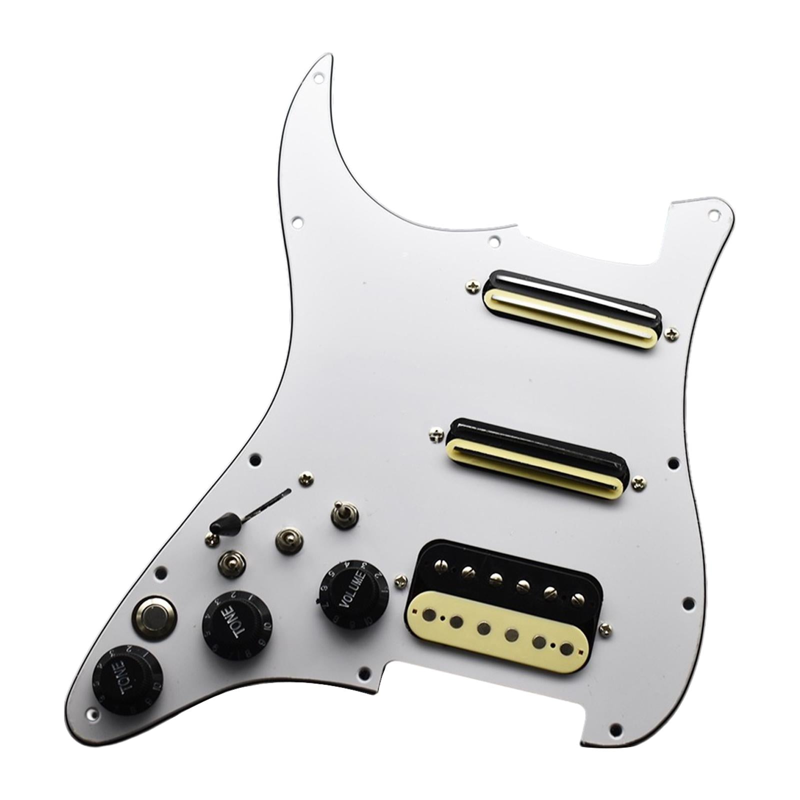 Electric Guitar Pickguard Pickup Left Durable for Electric Guitars Accessory white